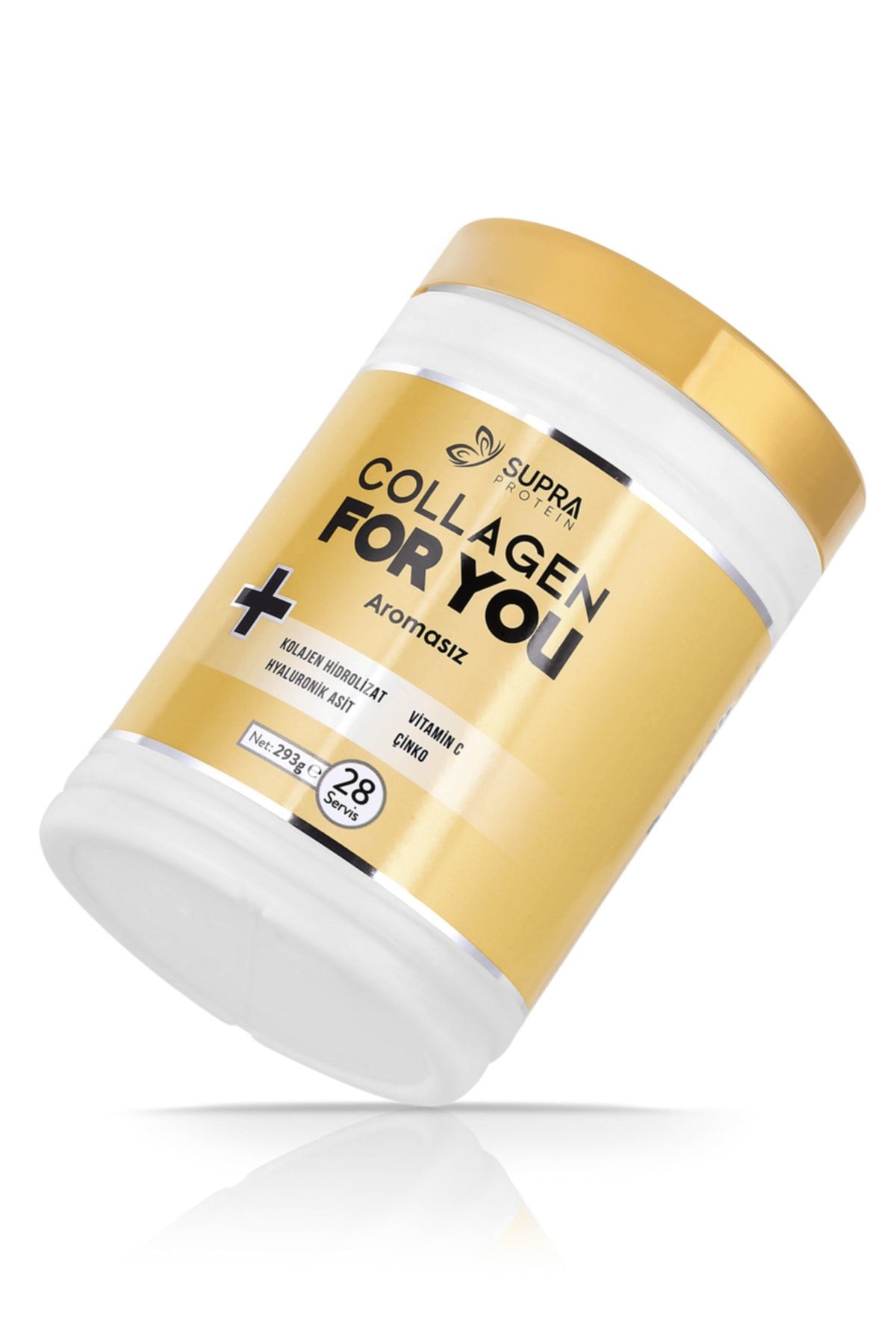 Supra Protein Collagen For You-Aromasız-Kolajen+Hyaluronik Asit+Çinko+Vitamin C-28 Günlük Kür