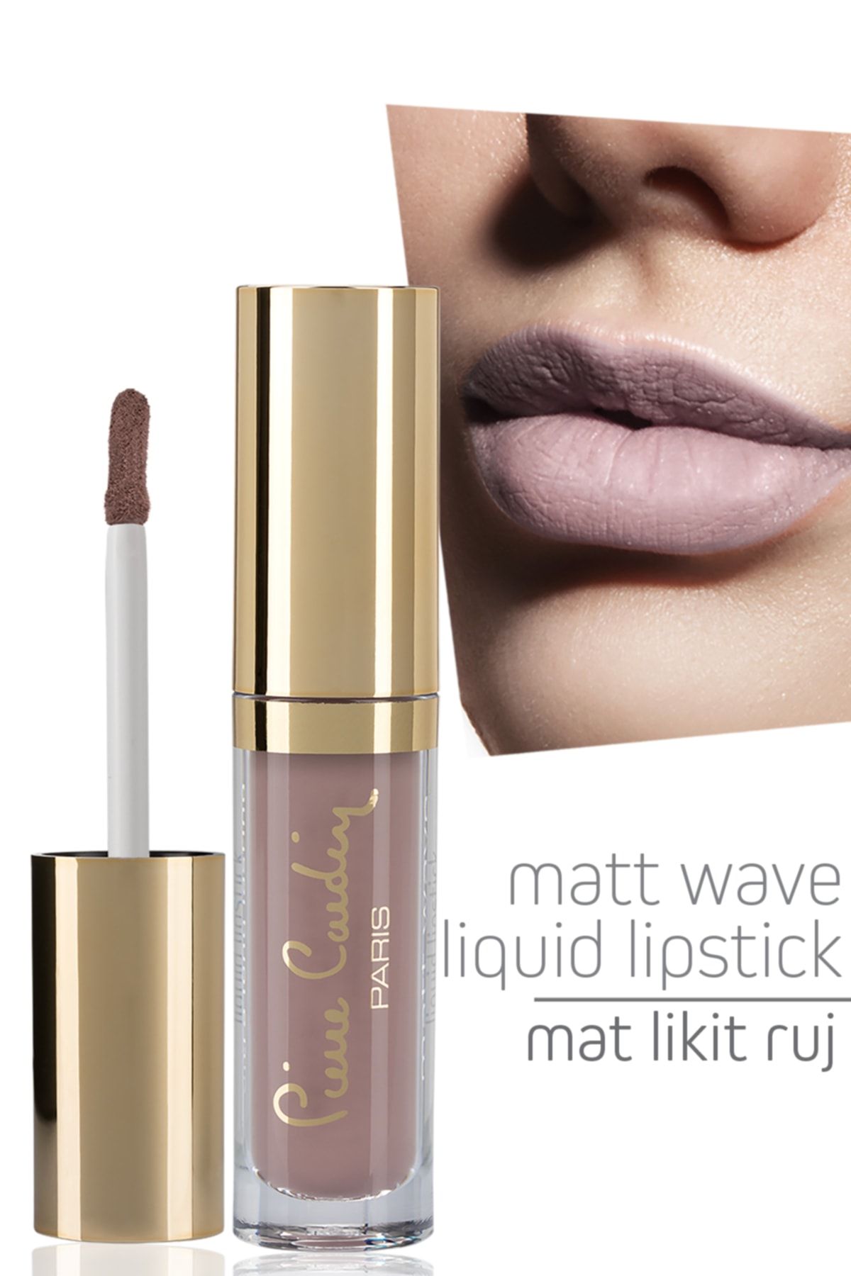 Pierre Cardin Matt Wave Liquid Lipstick – Mat Likit Ruj - Mocha Cream