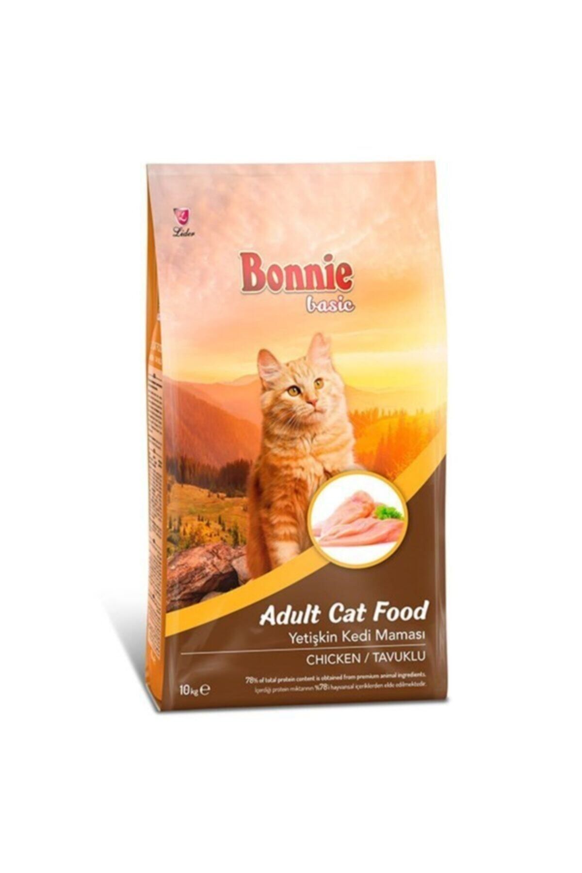 Bonnie Tavuklu Yetişkin Kedi Maması 10 Kg