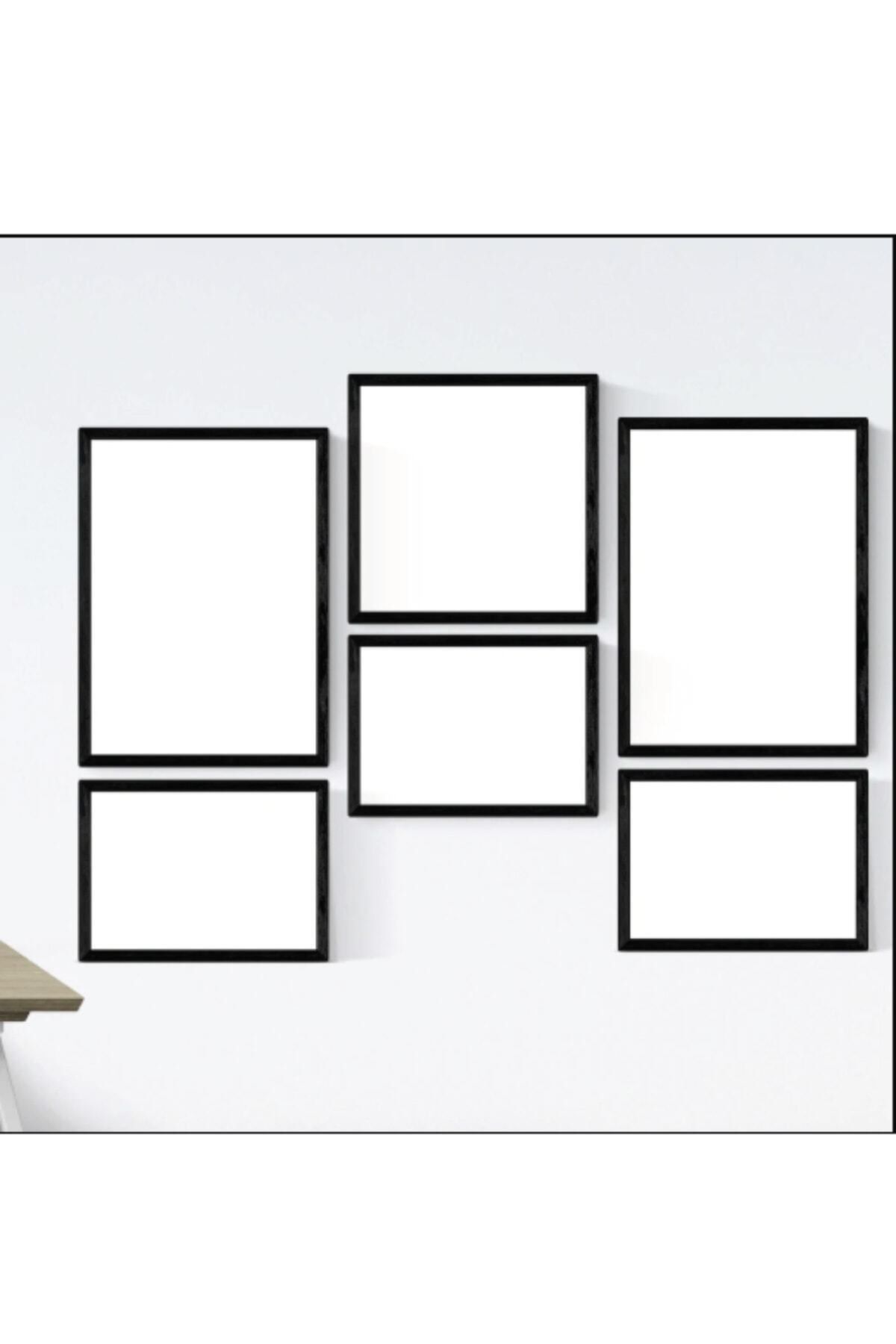 CAM Farklı Ebatlarda Resim Çerçeve Seti (2 Adet 30x40(a3) 3 Adet 21x30(a4) 1 Adet 30x30 Cm)
