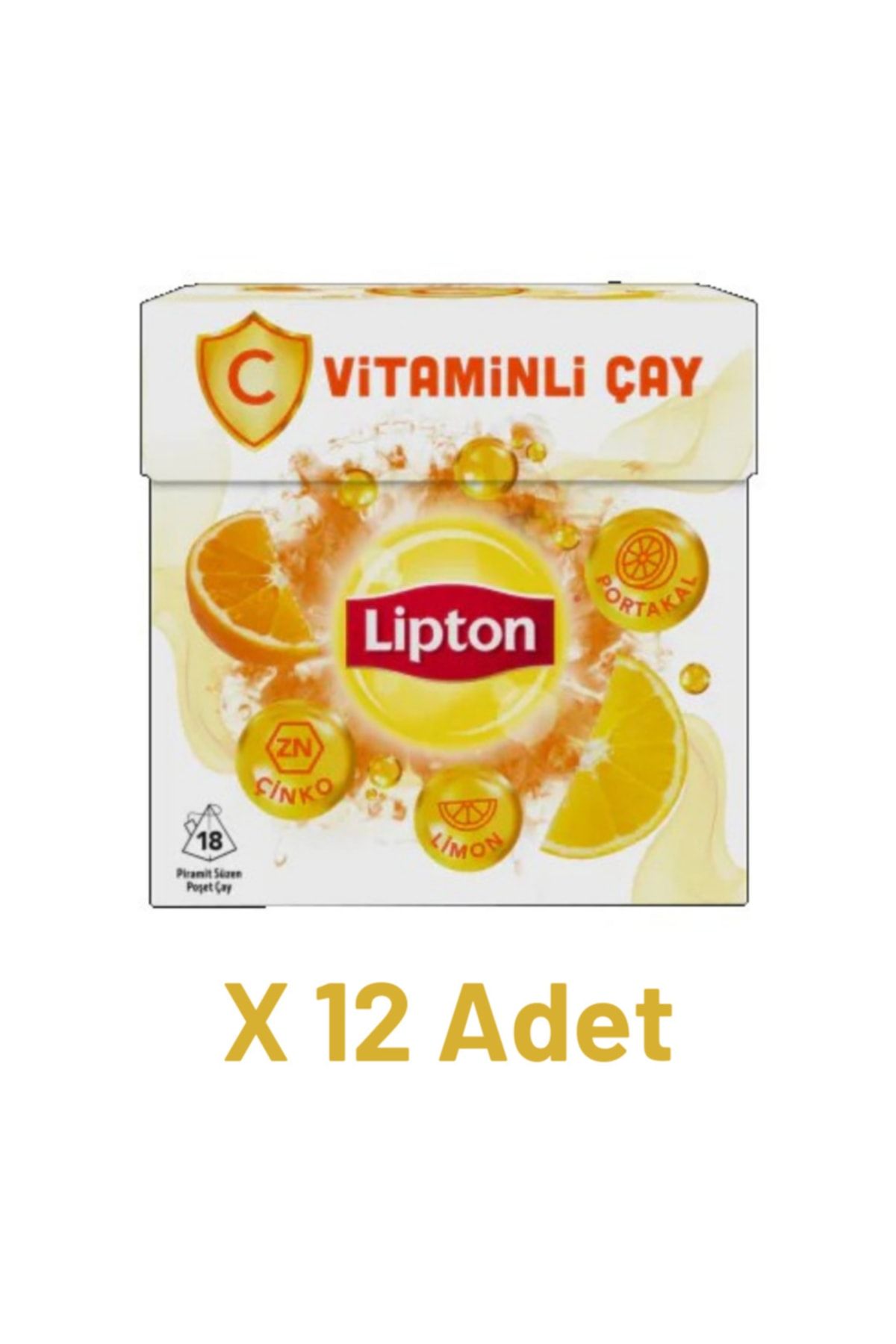 Lipton C Vitaminli Çay 18li X 12 Adet