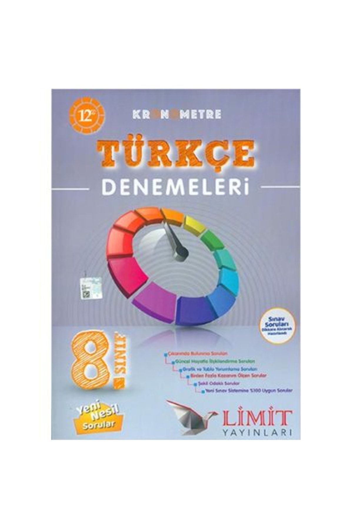 Limit Yayınları 8. Sınıf Lgs Kronometre 12'li Türkçe Denemeleri Klp