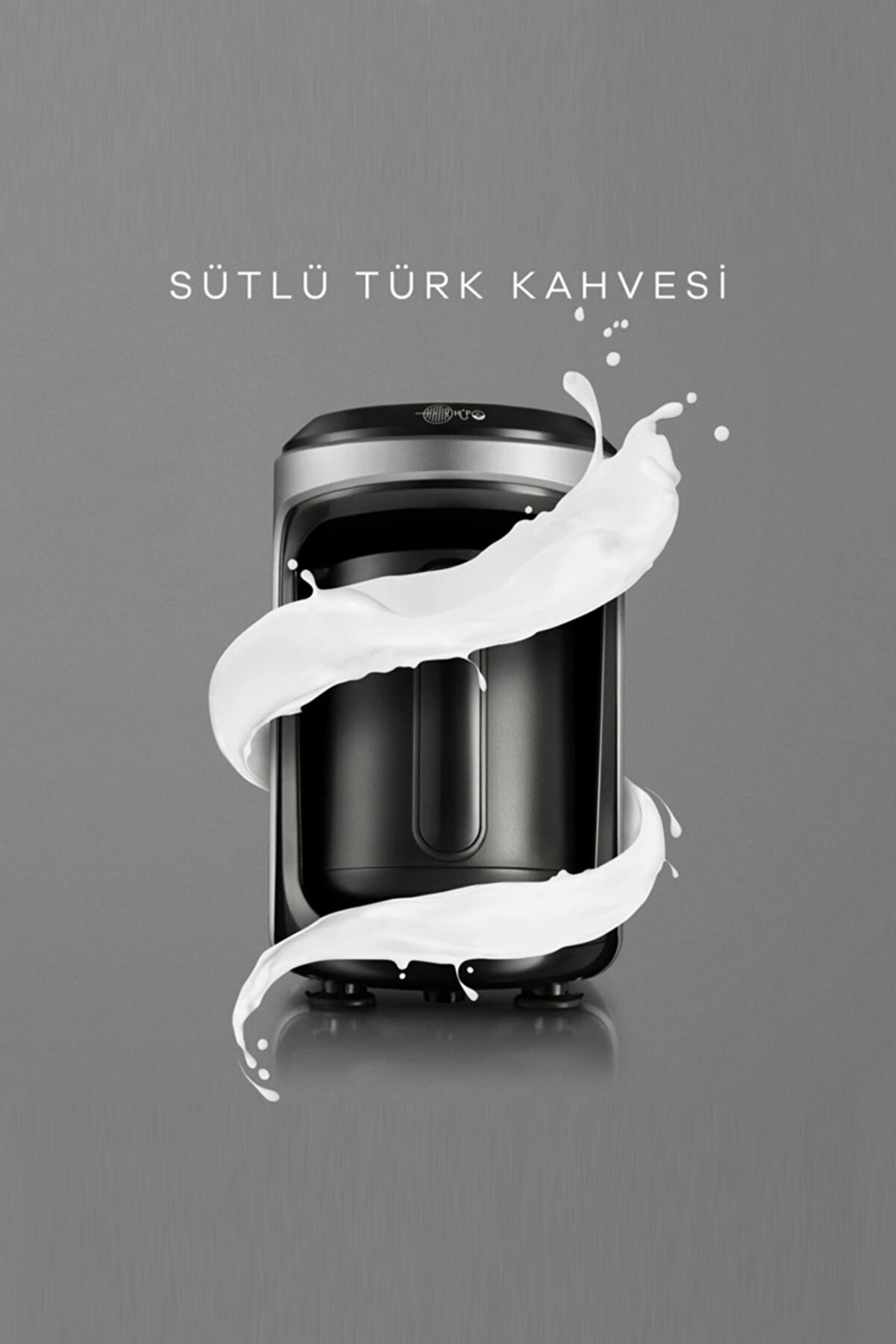 Karaca Hatır Hüps Sütlü Türk Kahve Makinesi Antrasit