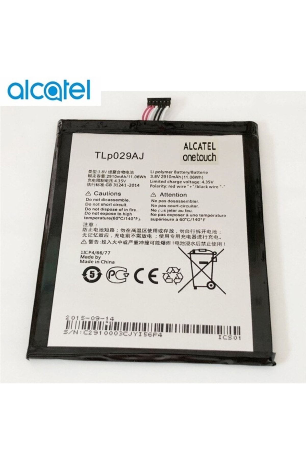 Alcatel Kdr One Touch Pop 3 Tlp029aj Batarya Pil