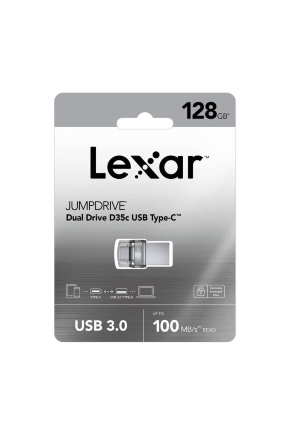 Lexar 128gb Usb 3.0 Jumpdrive Type-c Flash Bellek