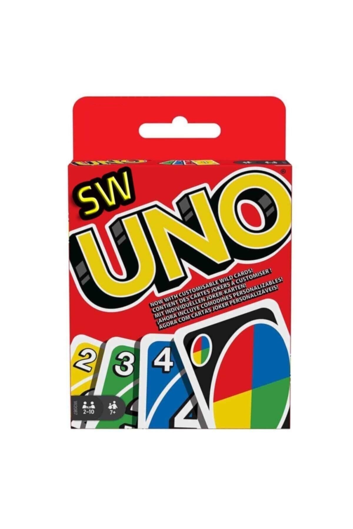 Swallow Uno Çift Deste 112 Kart Uno Oyun Kağıt Aile Oyunu