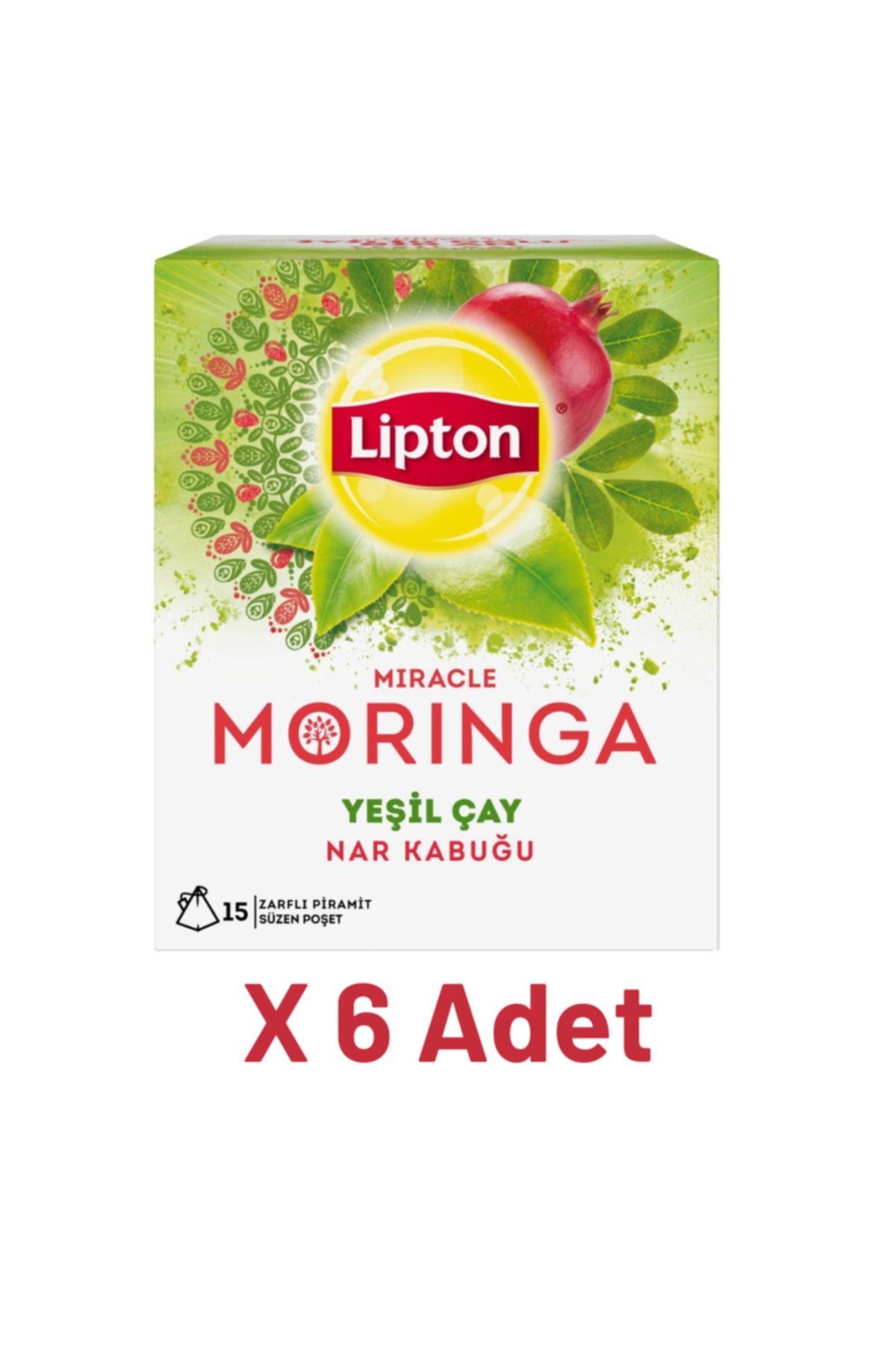 Lipton Moringa Bardak Poşet Bitki Ve Meyve Çayı 15li X 6 Adet