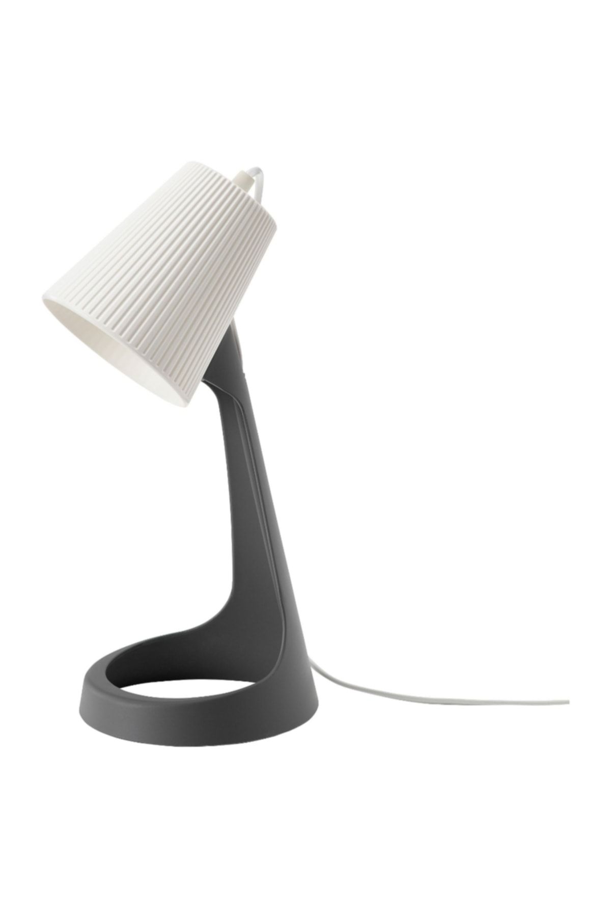 IKEA Çalışma Masa Lambası -okuma Işıgı Koyu Gri Beyaz 35 Cm 8.6 V/