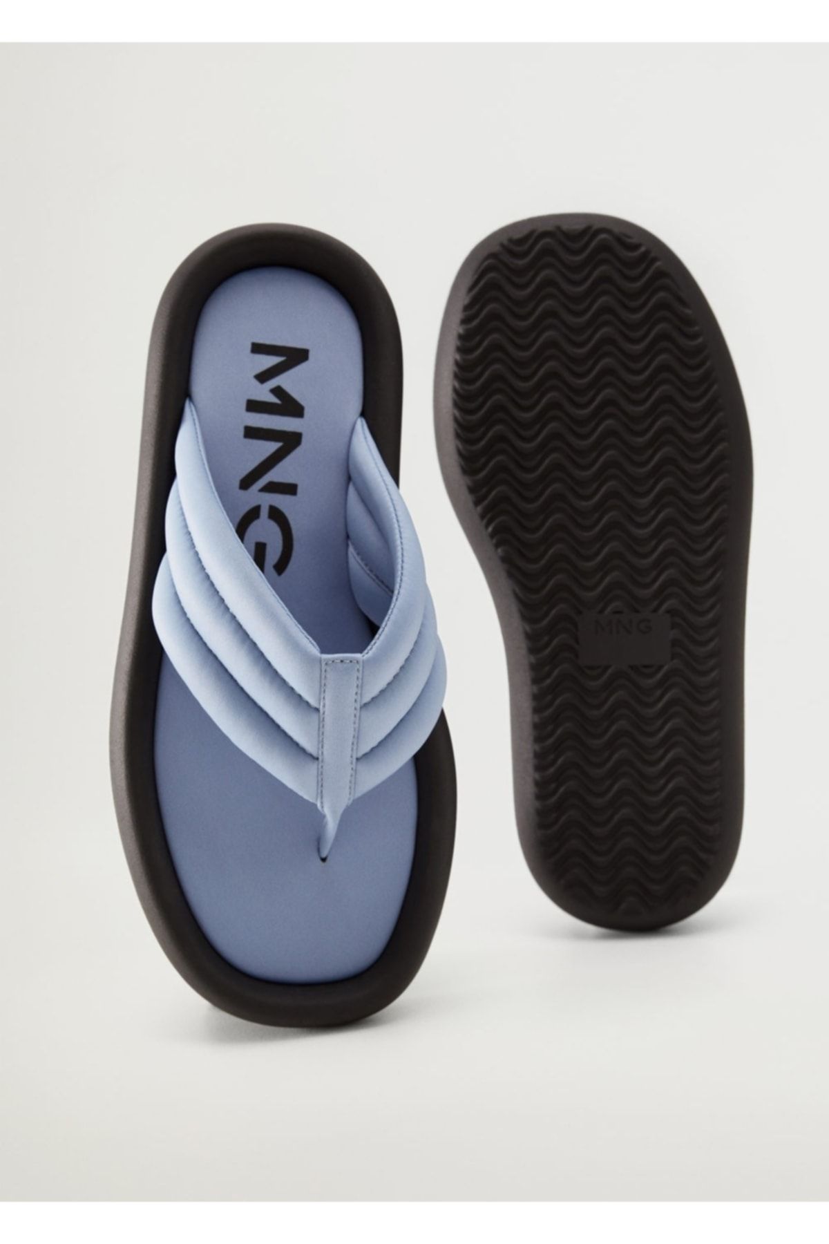 MANGO Kapitone Platform Sandalet
