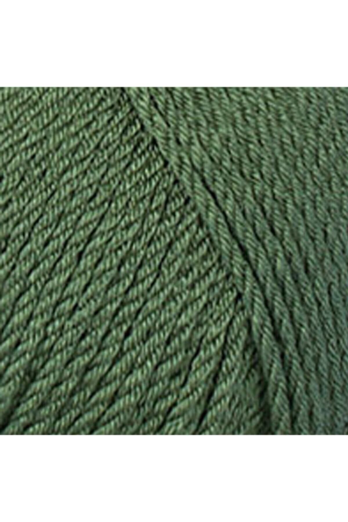 Pırlanta 11253 (Haki Yeşil) Amigurumi El Örgü Ipi/yünü 1 Adet_1