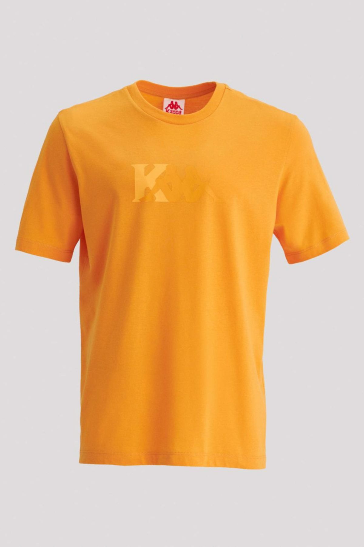 Kappa Authentic Punion Erkek Açık Turuncu Regular Fit Tişört