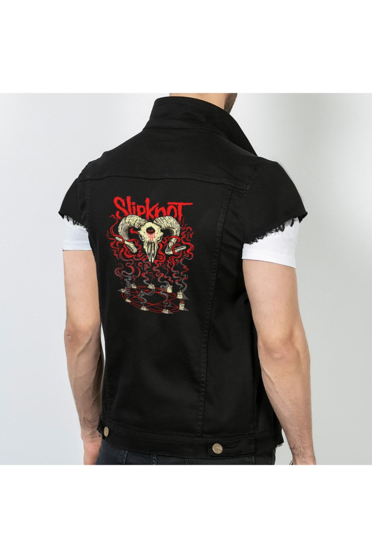 Z zepplin Slipknot Devil Kot Siyah Yelek
