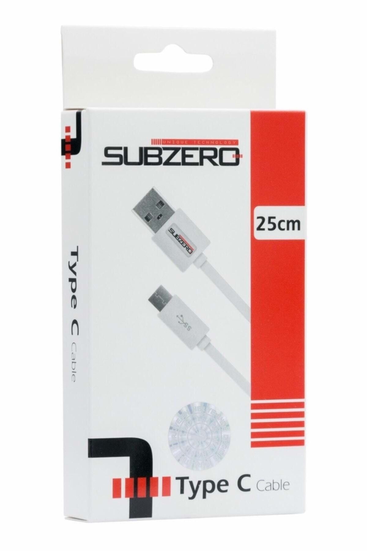 Subzero Type C 25cm Powerbank Kablosu