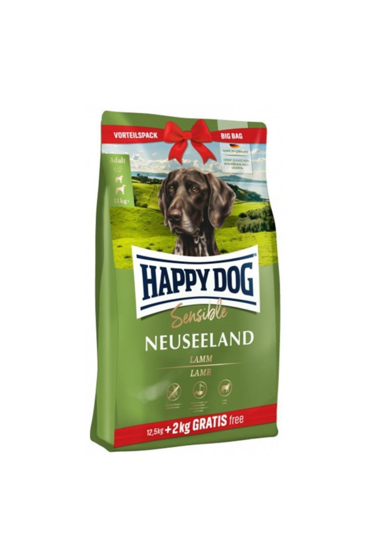 Happy Dog Neuseeland Kuzulu Hassas Köpek Maması 14,5kg