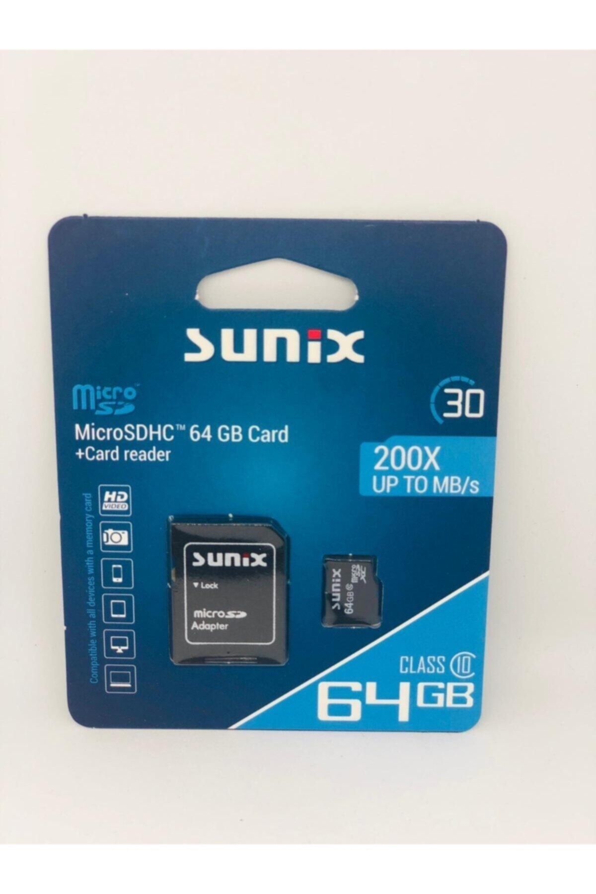 Sunix Sunıx 64gb Hafıza Kartı 200x Up To Mb/s
