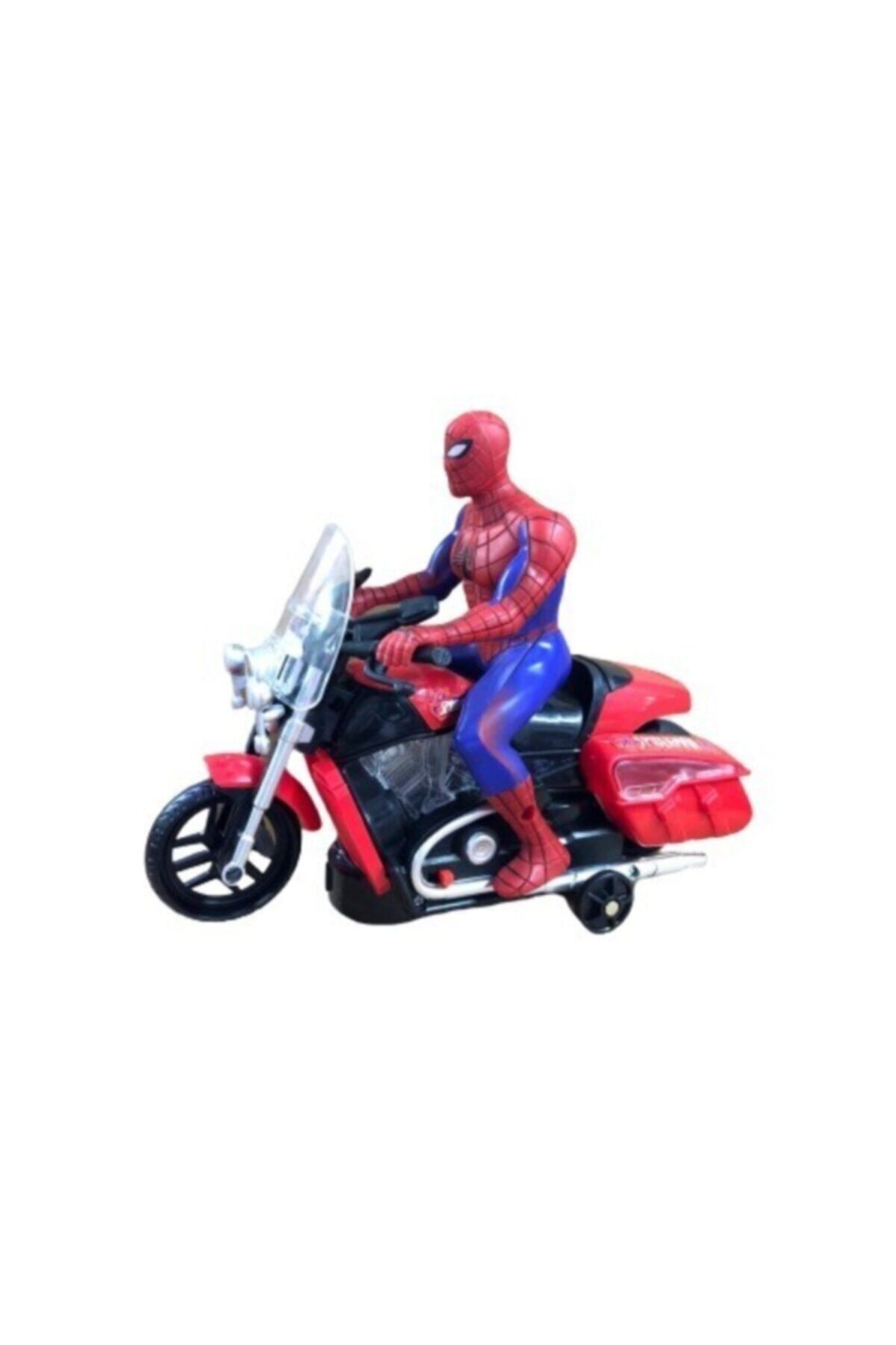 BFY TOYS Medska Spiderman Pilli Işıklı Motorlu Örümcek Adam , Spıderman , Motar, Motorsiklet Y058