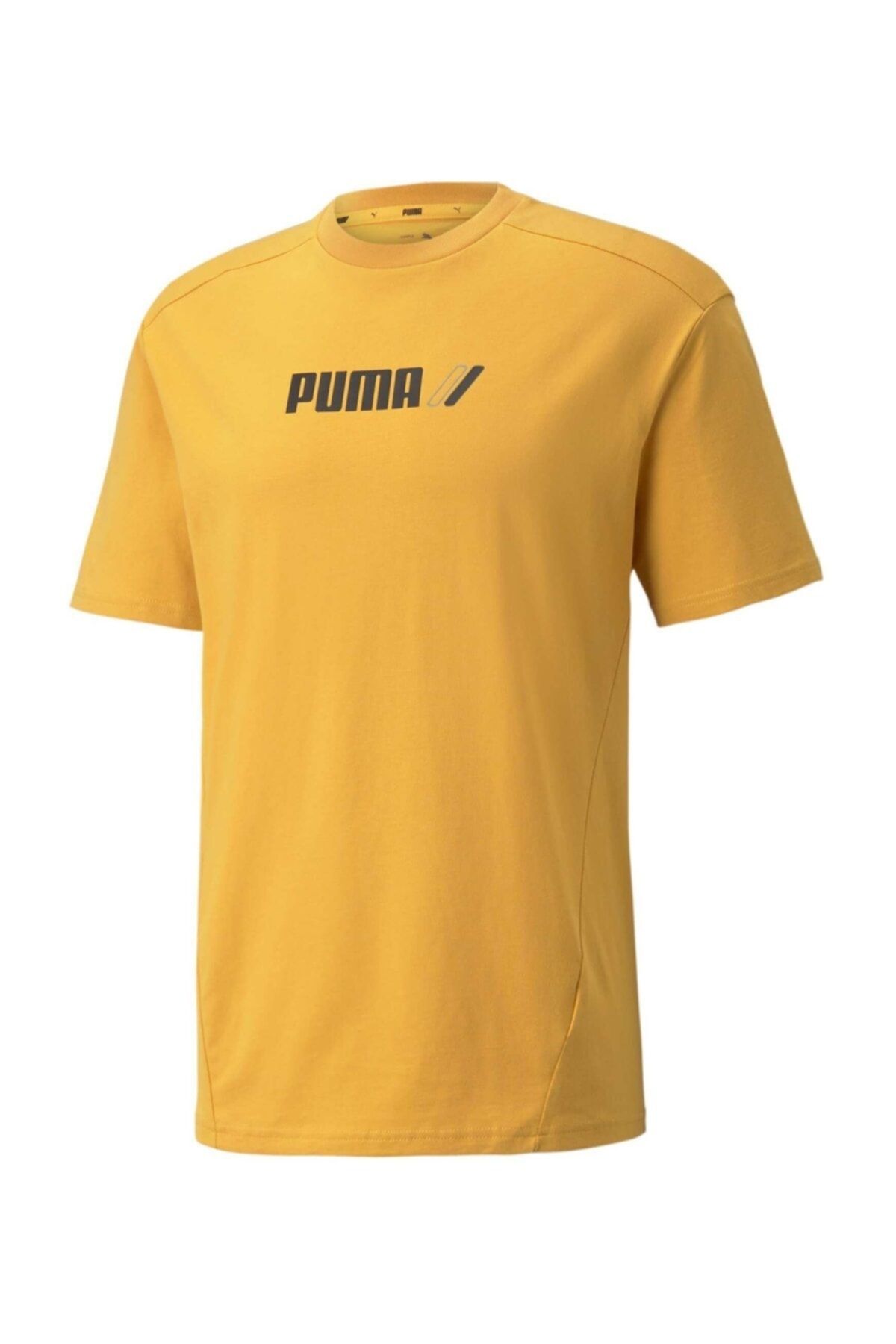 Puma Rad Cal Tee Erkek Sarı T-shirt - 58938537