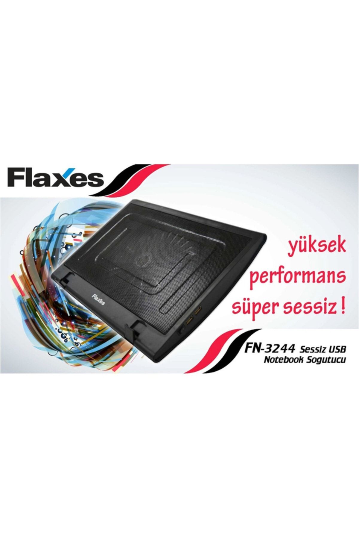 FLAXES Ayaklı Sessiz Fanlı Notebook Soğutucu fn-3244