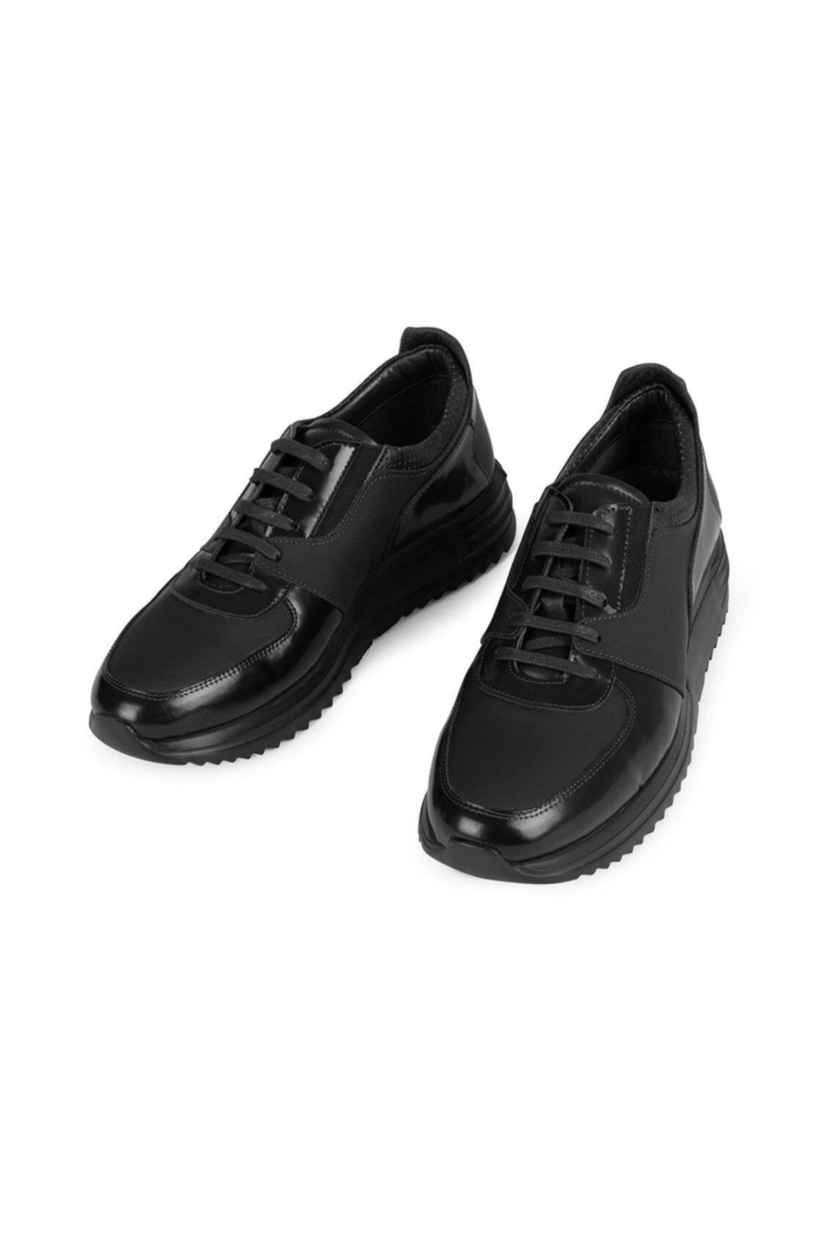 Xint Erkek Siyah Bağcıklı %100 Deri Ayakkabı