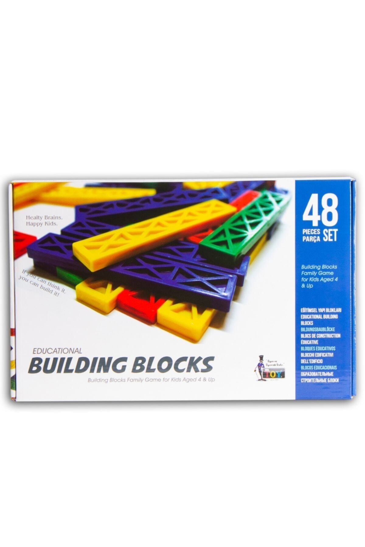 Mr. Toy Store Buıldıng Blocks / Yapı Blokları (48 PARÇA) / Plastik / Defalarca Kullan