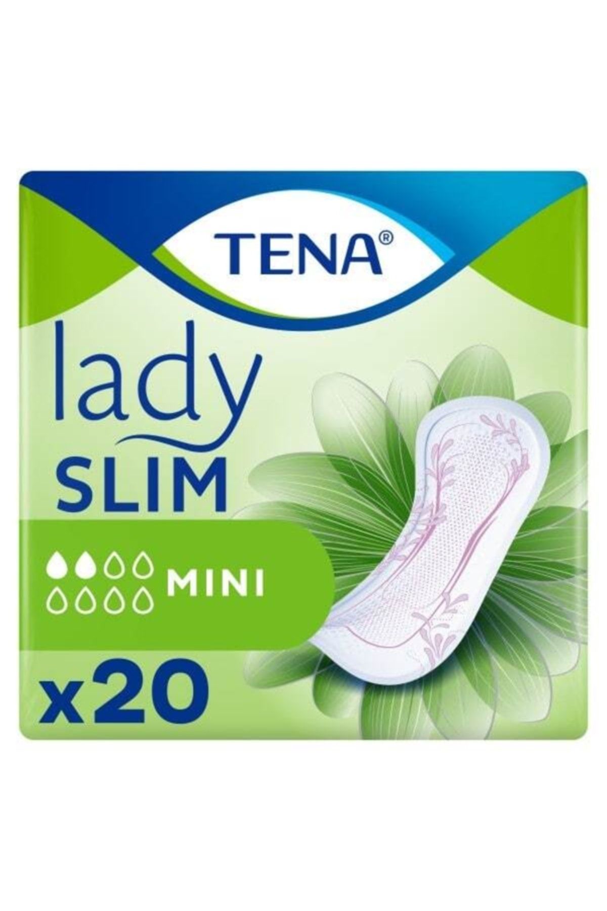 Tena Lady Slim Mini, Kadın Mesane Pedi, 2 Damla, 20'li Paket