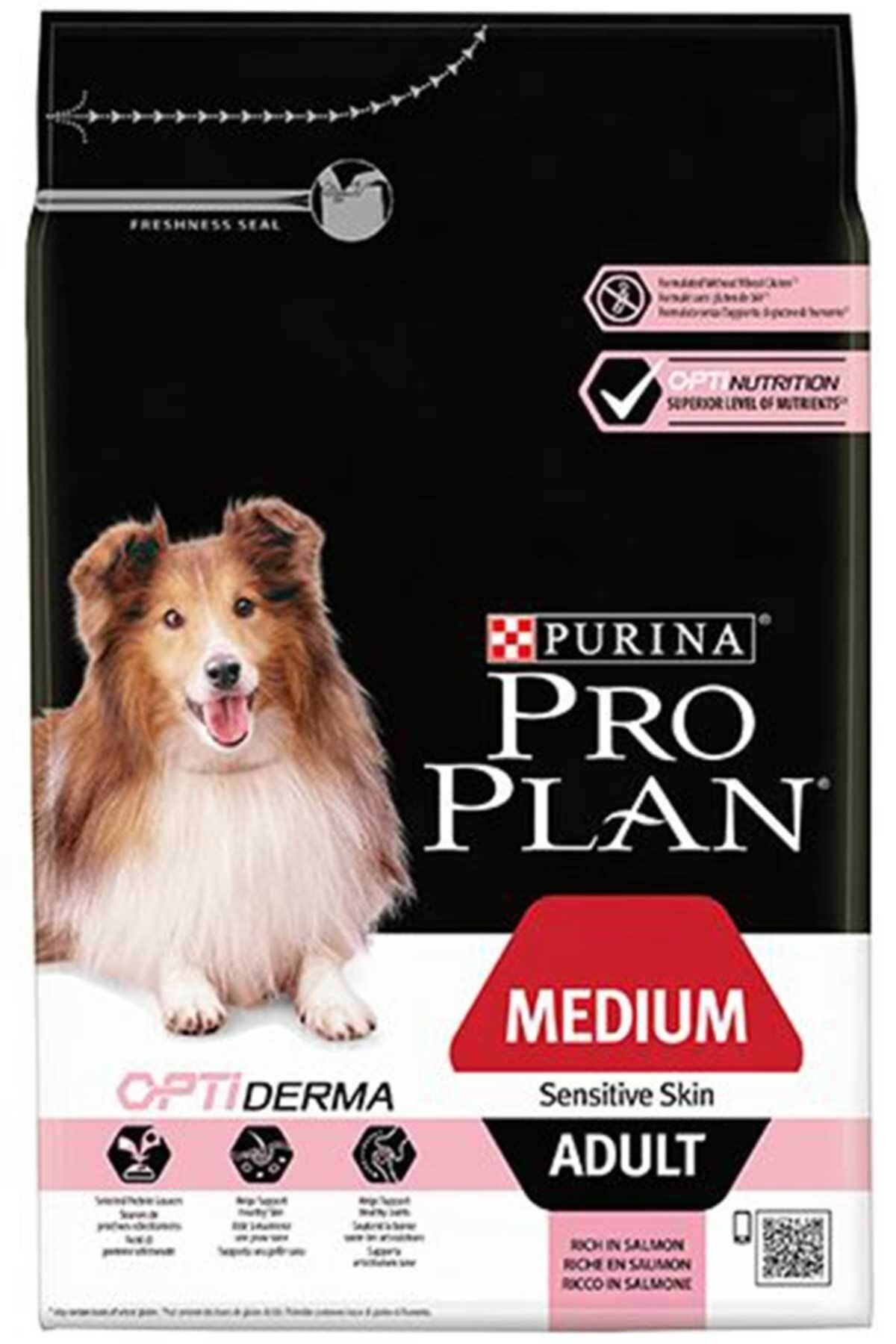 Pro Plan Pro Plan Medium Senstive Skin Somonlu Ve Pirinçli Yetişkin Orta Irk Köpek Maması 14 Kg