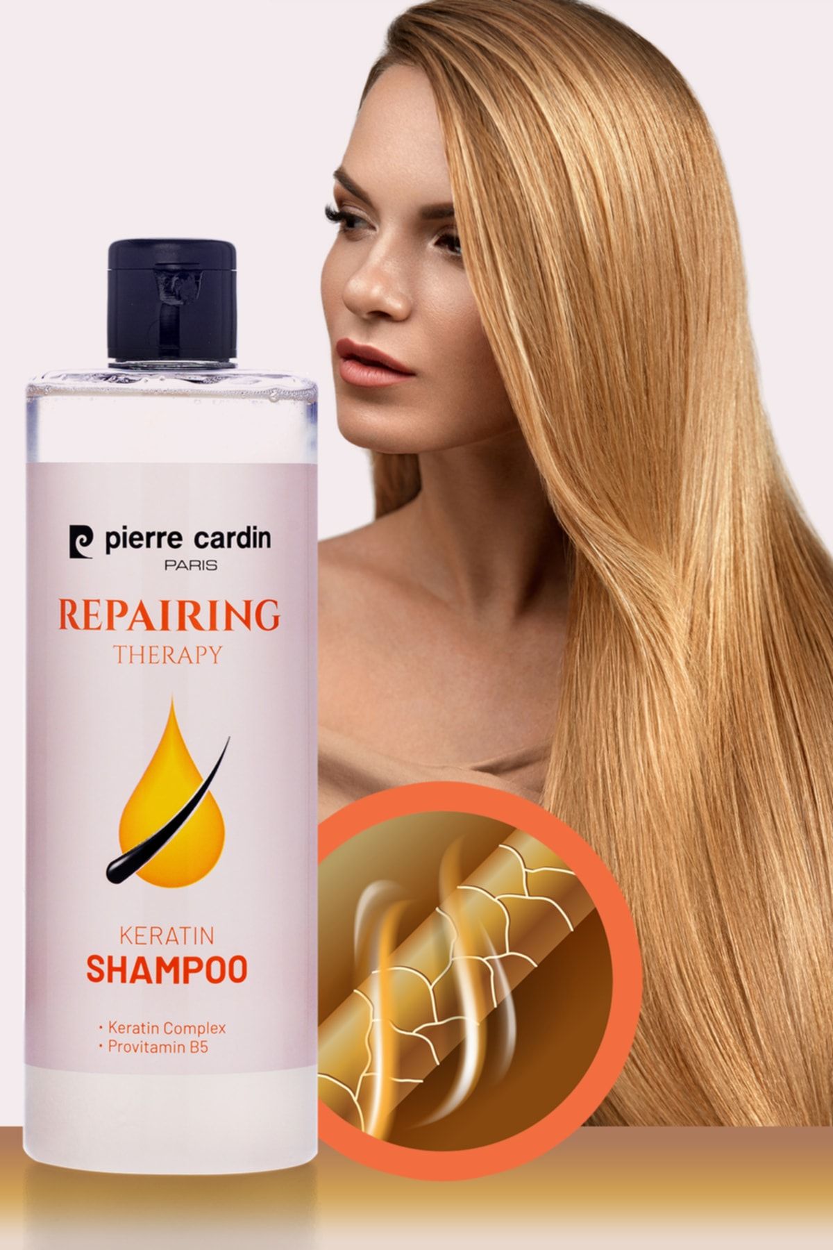 Pierre Cardin Keratin Shampoo - Keratin Şampuanı 400 Ml