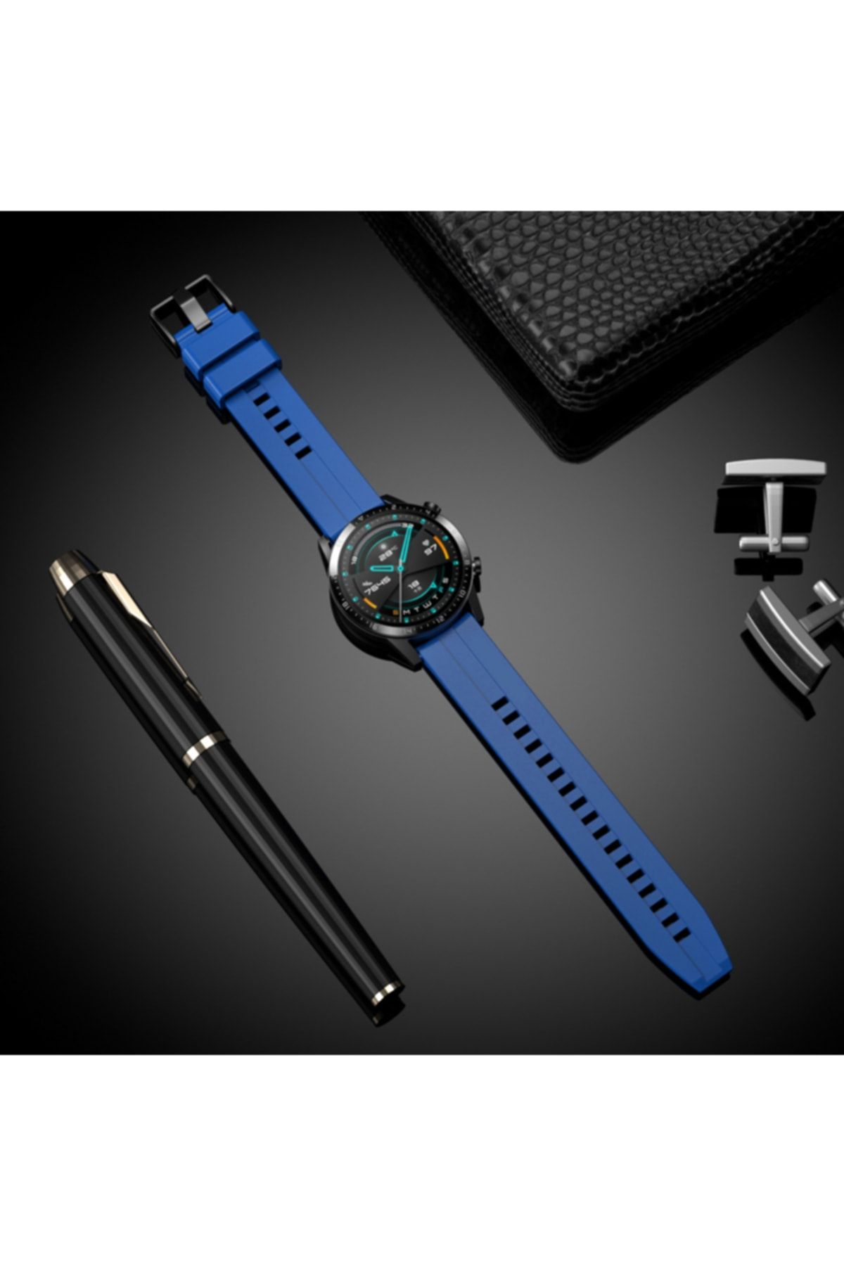Nezih Case Huawei Watch Gt3 Elite 46mm Uyumlu 22mm Yumuşak Jel Silikon Kordon