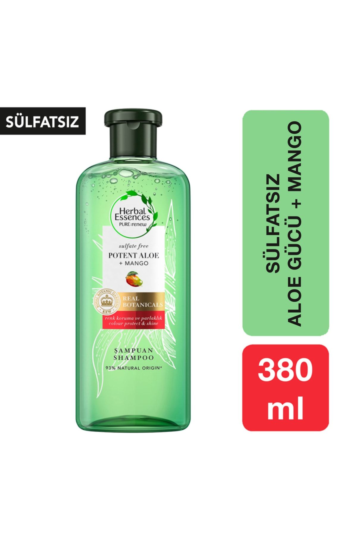 Herbal Essences Sülfatsız Renk Koruma Ve Nem Aloe Mango Şampuan 380 ml