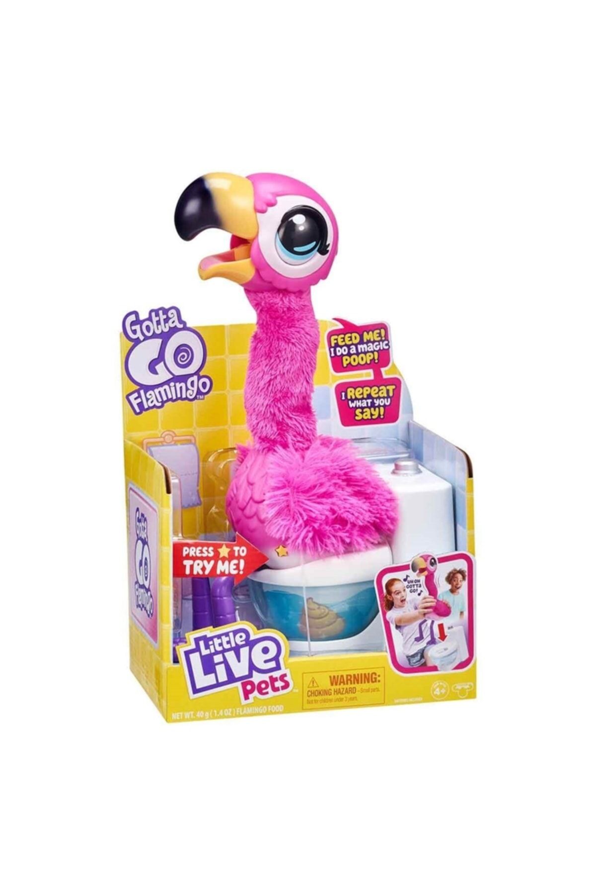 GIOCHI PREZIOSI Little Live Pets Gotta Go Dans Eden Flamingo Lpg0000 - 26222