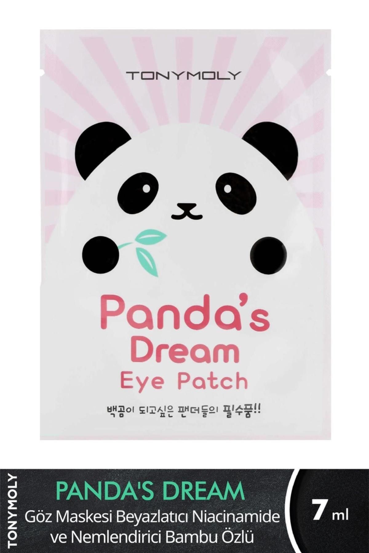 TONYMOLY Göz Maskesi Panda's Dream Aydınlatıcı Niacinamide Bambu C Vitamini Cilt Bakımı ( 1 Adet )