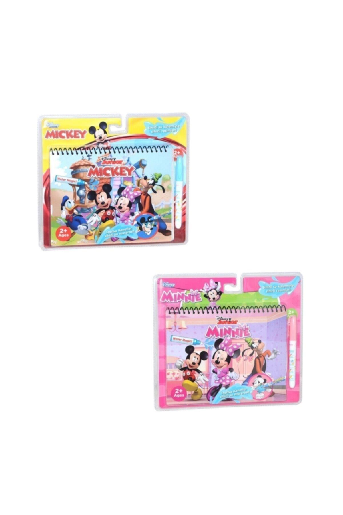 ALBİOYUNCAK 2'li Set Girl And Boy Sihirli Boyama Kitabı Lisanslı Water Magic Stk-girlboy