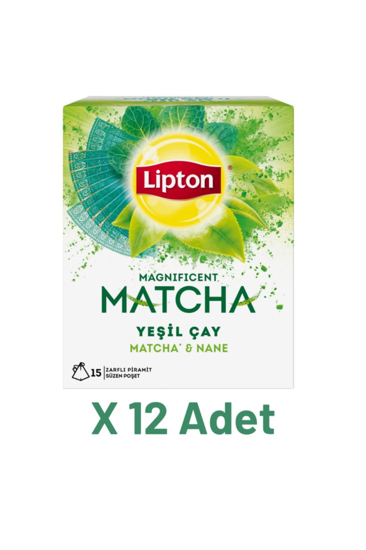 Lipton Matcha Nane Bardak Poşet Bitki Ve Meyve Çayı 15li X 12 Adet