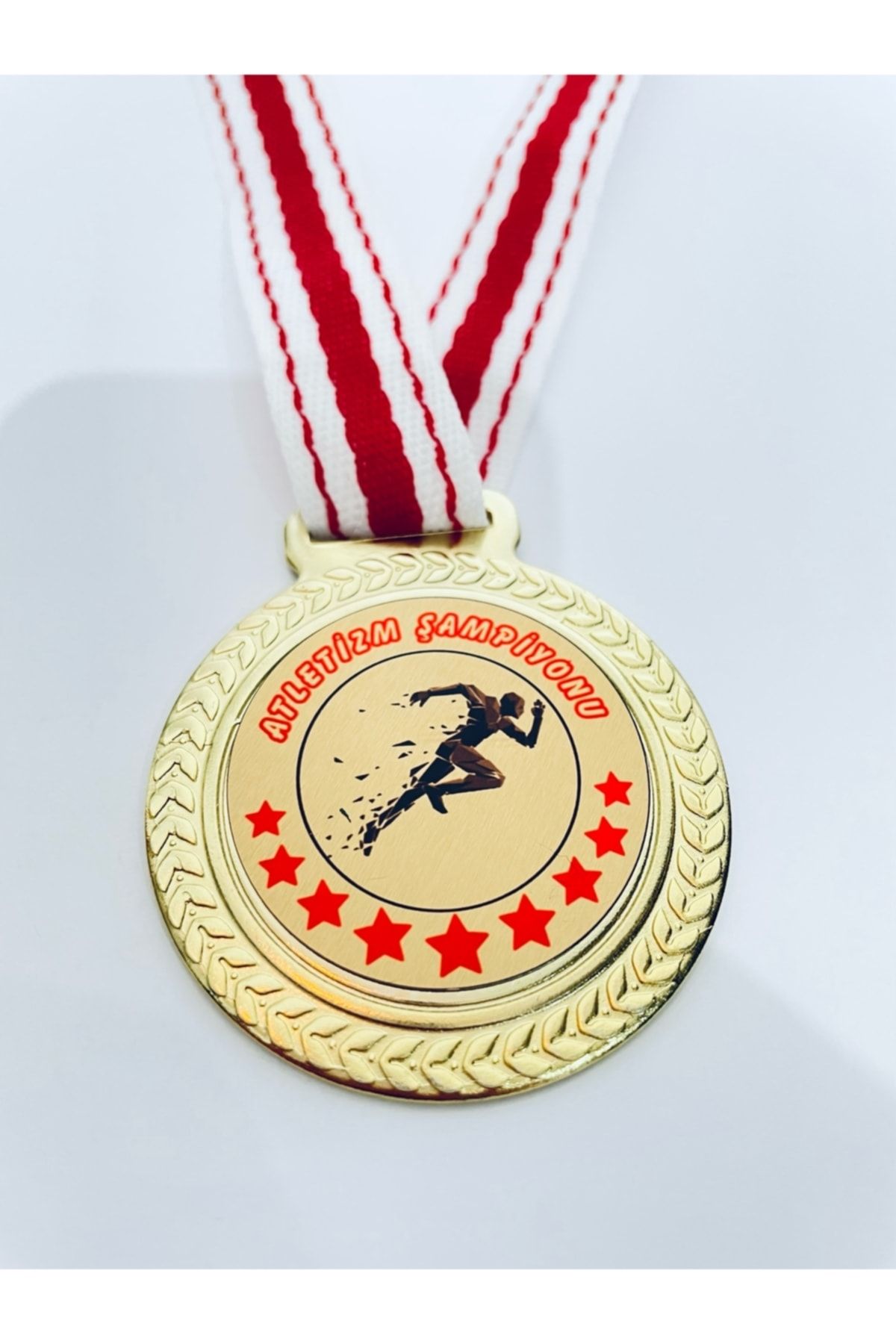 Lider Baskı 1 Adet Atletizm Şampiyonu Madalyası - Dijital Baskılı 1. Kalite Madalya