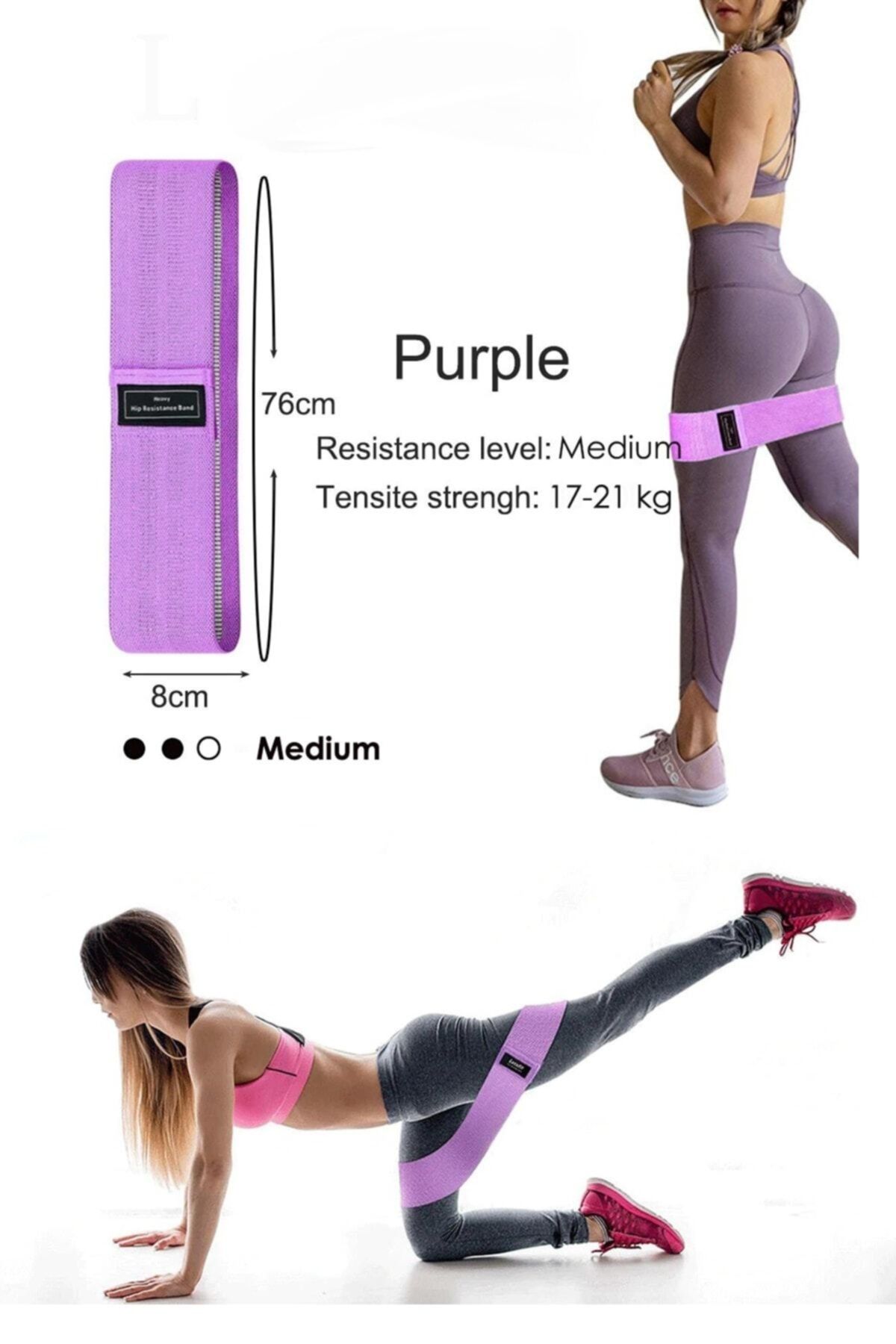 TechnoSmart Loop Band Direnç Bandı Spor Egzersiz Aerobik Pilates Squat Lastiği Fitness Yoga