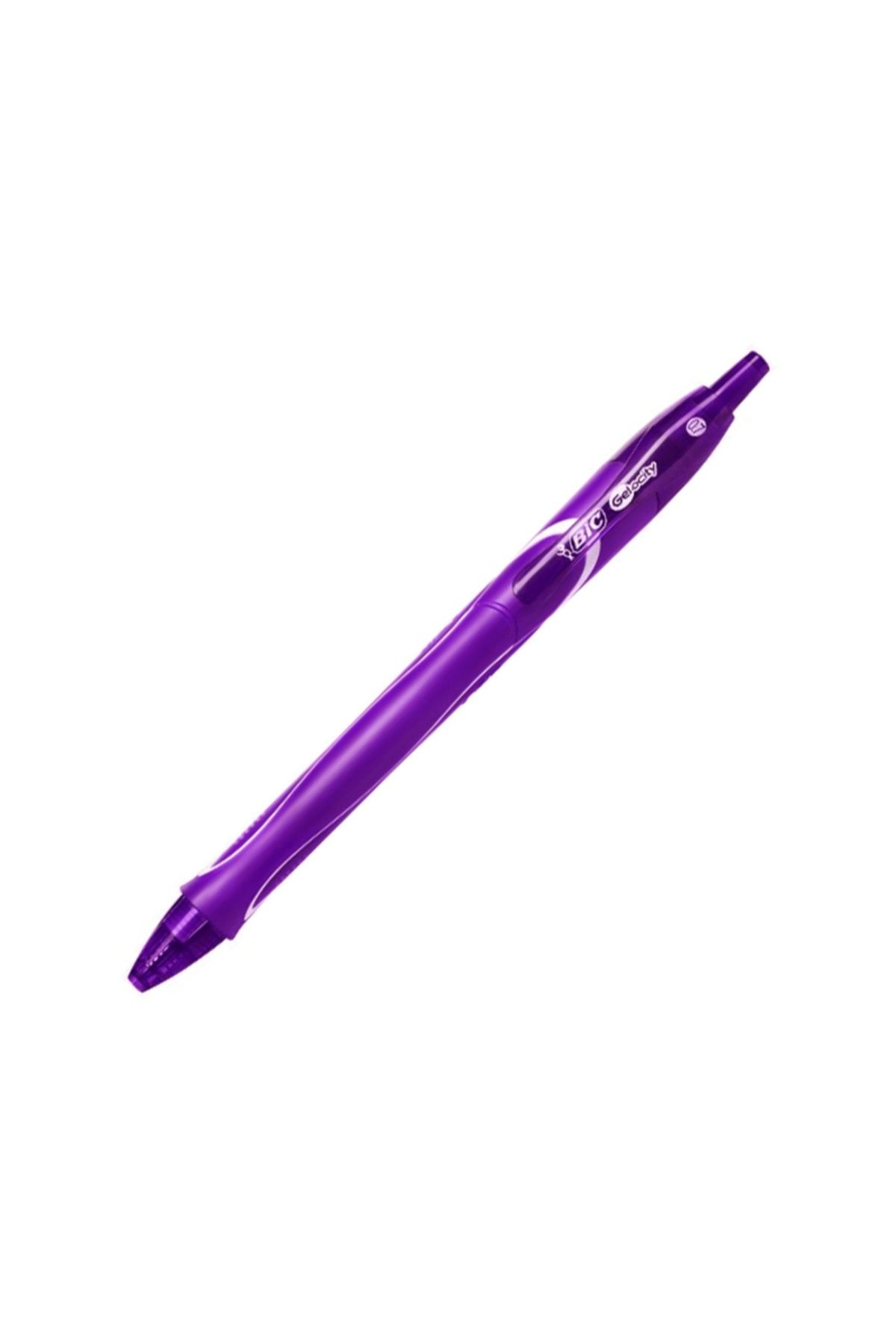 Bic Gelocity Hızlı Kuruyan Jel Mürekkepli Tükenmez Kalem 0,7mm Mor