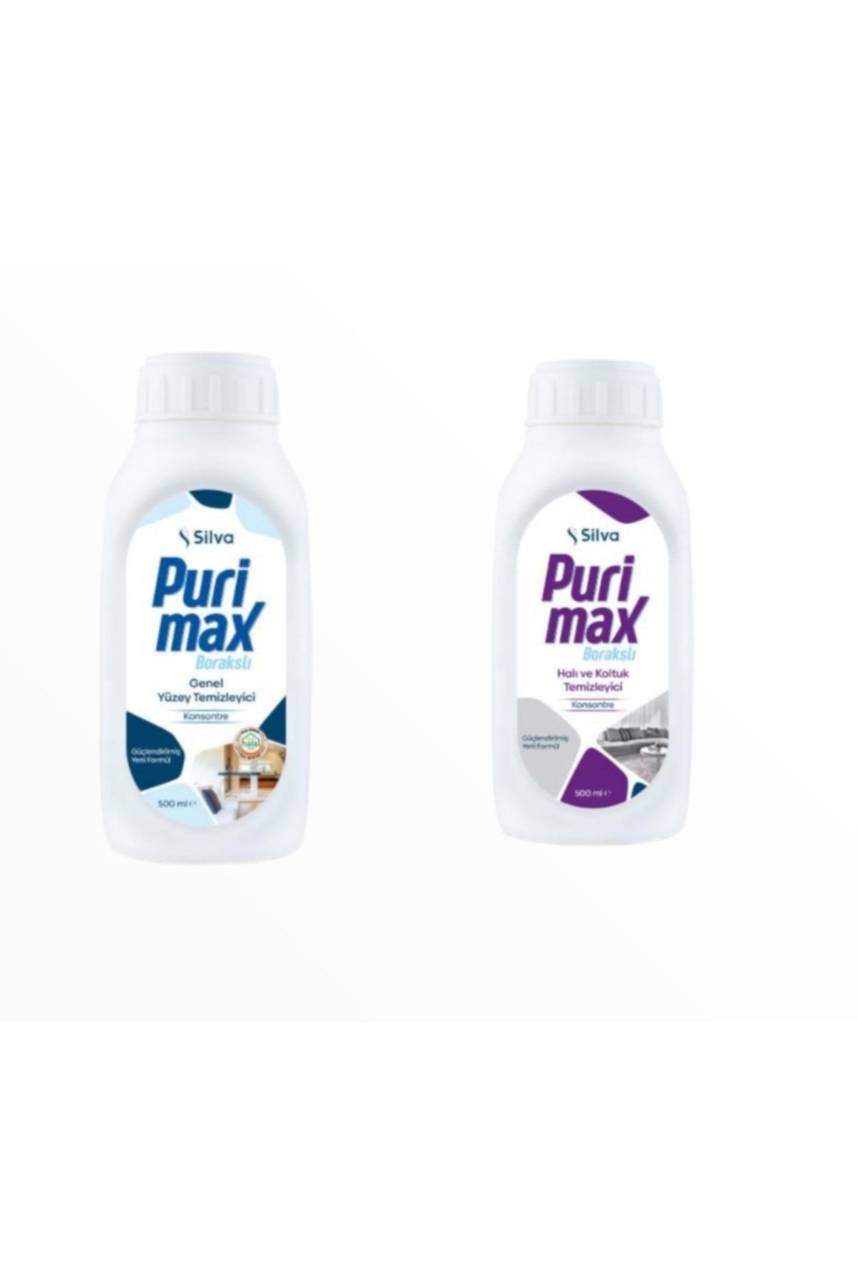 Purimax Genel Yüzey Temizleyici 500 Ml + Purimax Halı Ve Koltuk Temizleyici 500 Ml_0