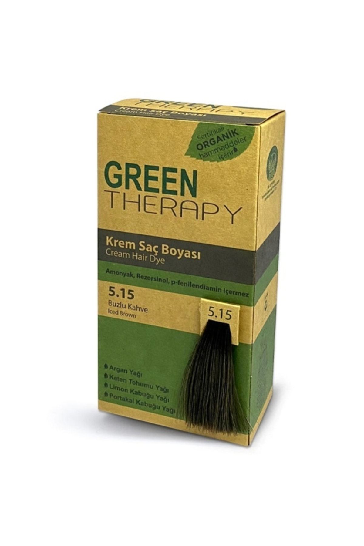 Green Therapy Krem Saç Boyası 5.15 Buzlu Kahve