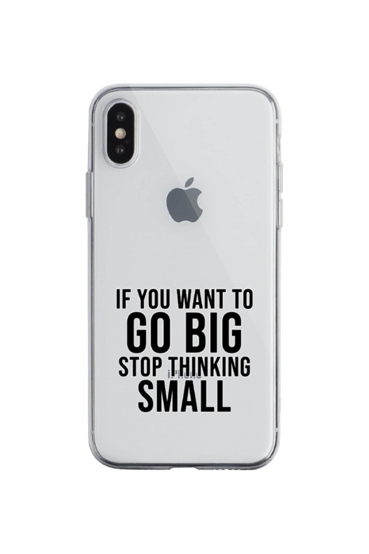 Dafhi Aksesuar Dafhi Apple Iphone Xs Stop Thinking Small Telefon Kılıfı