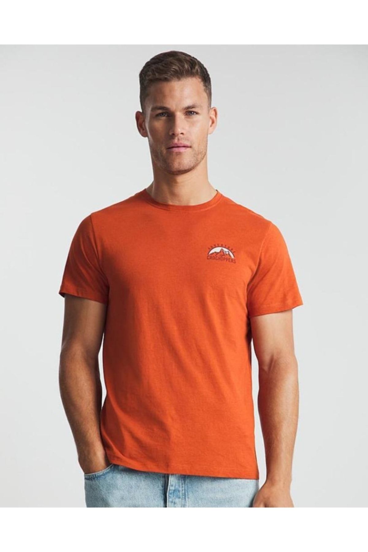 Craghoppers Mens Mightie Ss T-shirt Erkek Kiremit Renkli Kısa Kollu Tişört Cmt936