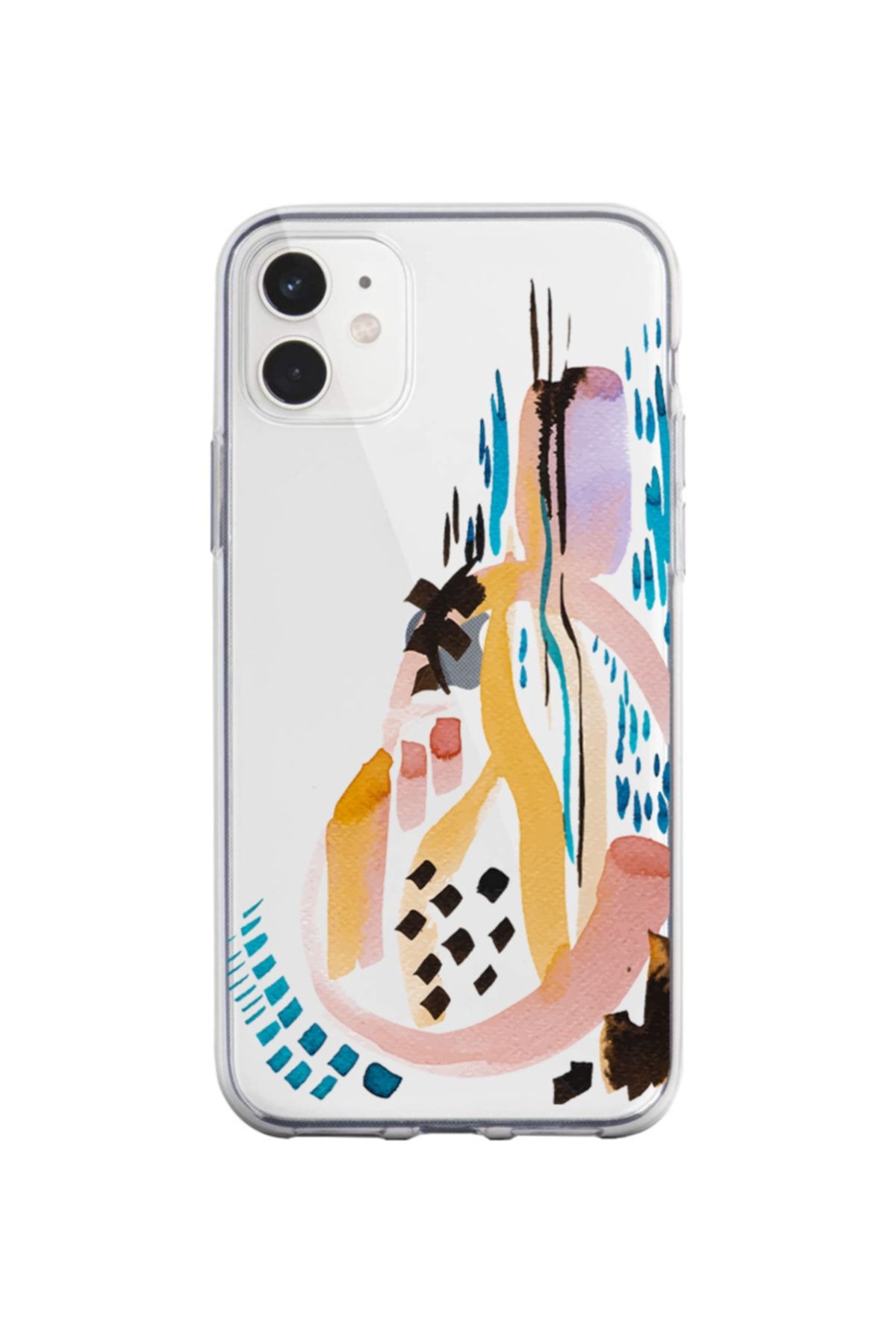 Dafhi Aksesuar Dafhi Apple Iphone 11 Sanatçı Çizimi Telefon Kılıfı