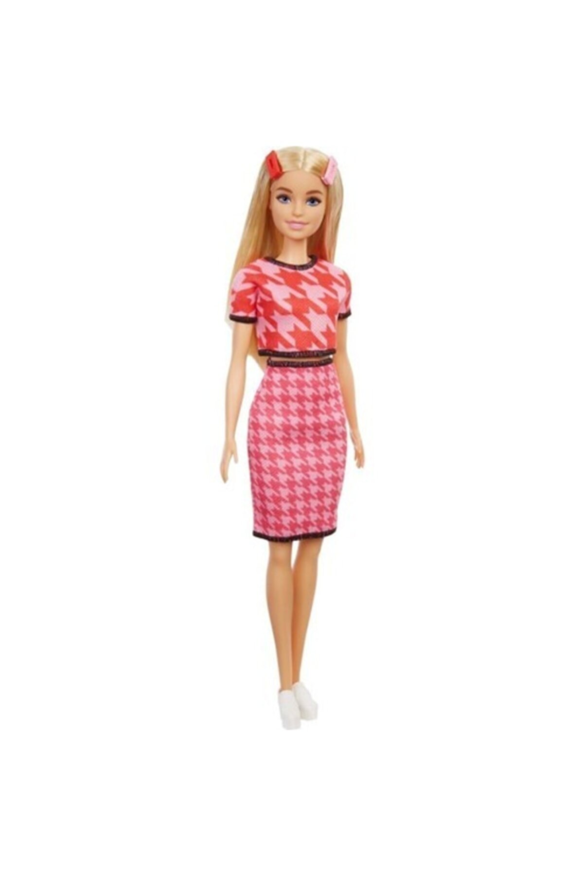 Mattel Barbie Fashionistas Kırmızı Ekoseli Fbr37 Grb59 Lisanslı Ürün