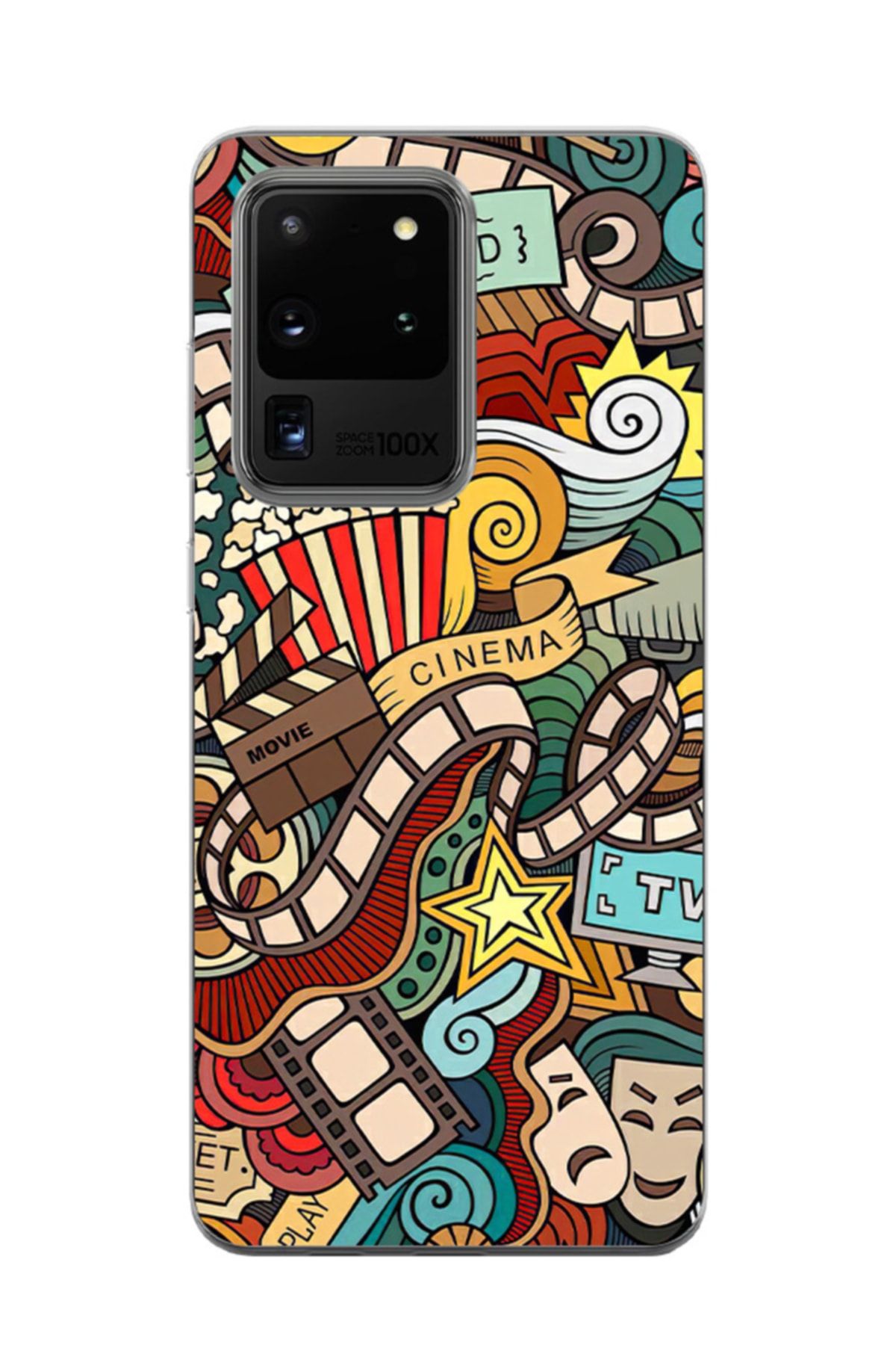 Dafhi Aksesuar Dafhi Samsung Galaxy S20 Ultra Retro Telefon Kılıfı