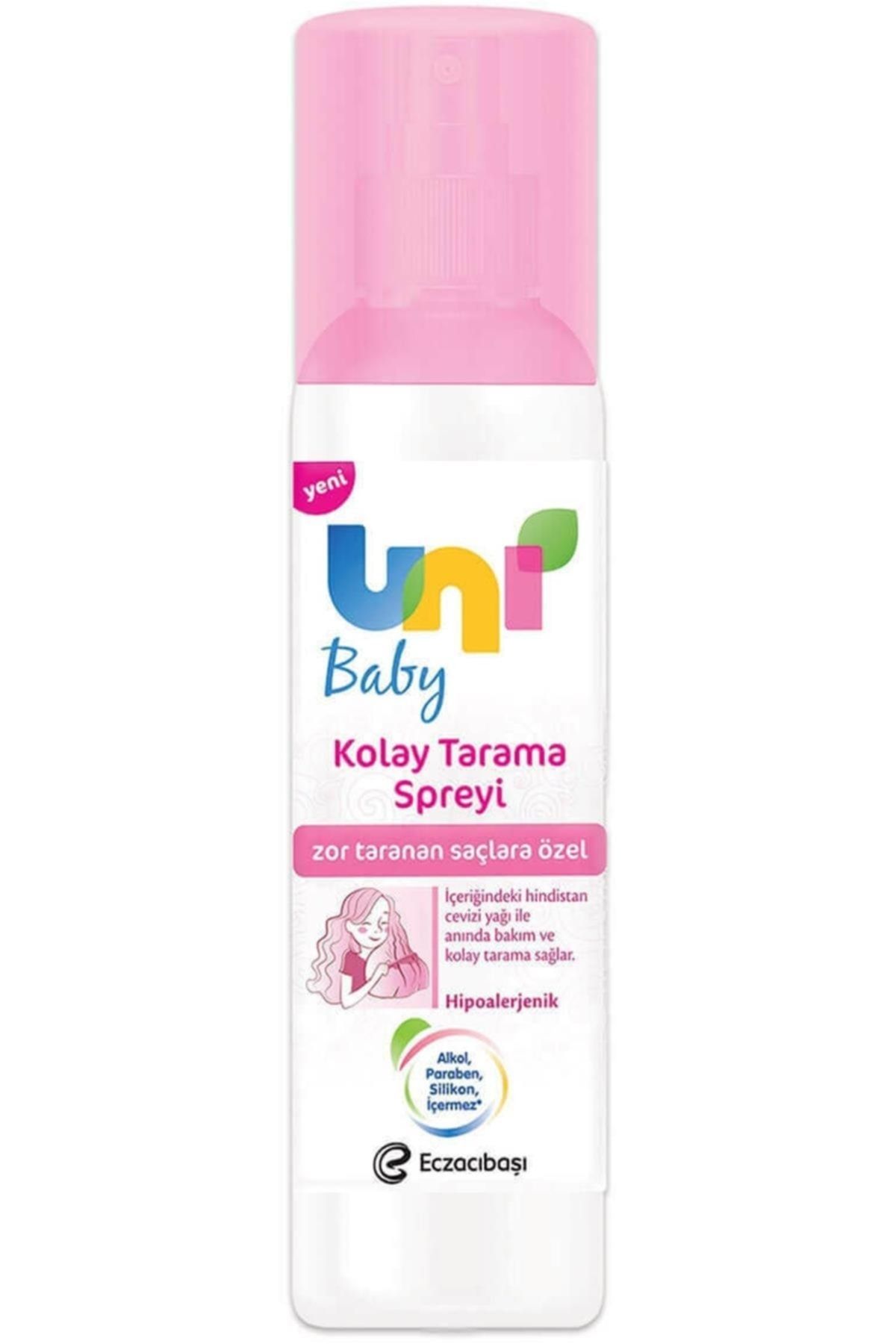 Uni Baby Marka: Kolay Tarama Saç Spreyi 200 Ml Kategori: Diğer Bebek Bakım Ürünleri