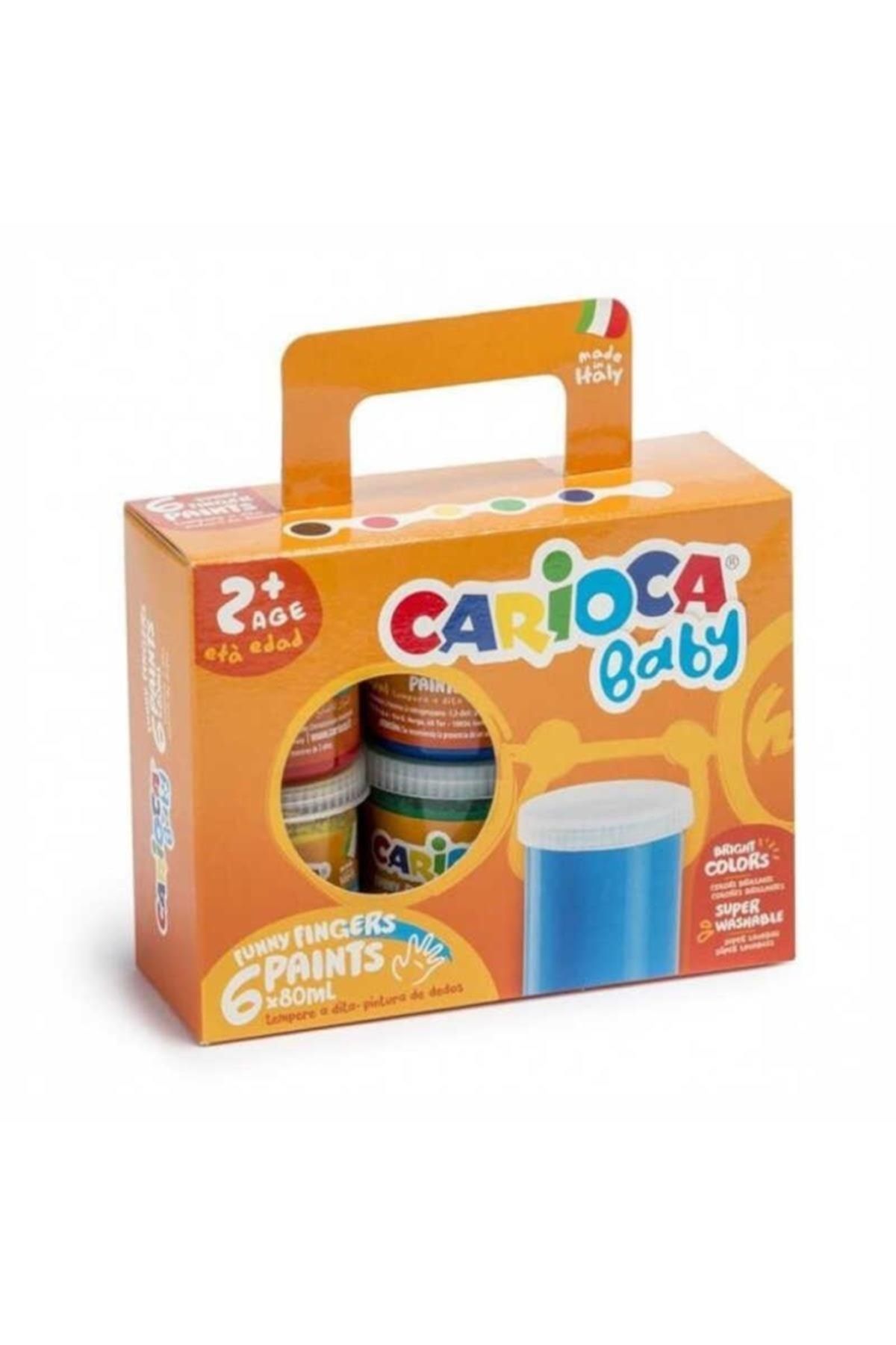 Adel Marka: Carioca 6 Renk Yıkanabilir Parmak Boyası Ko032 Kategori: Akrilik Boya