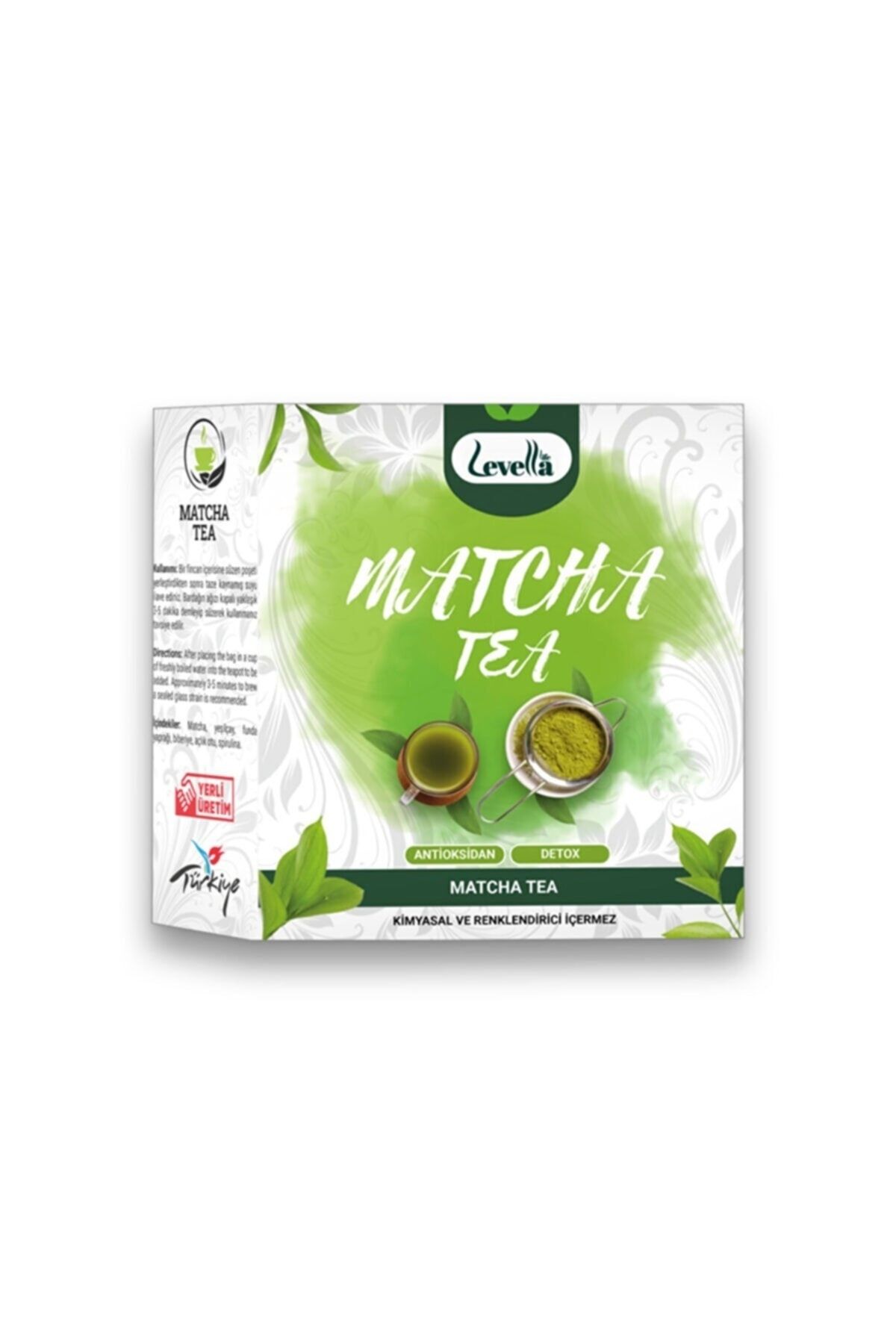 levellalife Matcha Çayı Tozu Matcha Tea Detox 100 Gr