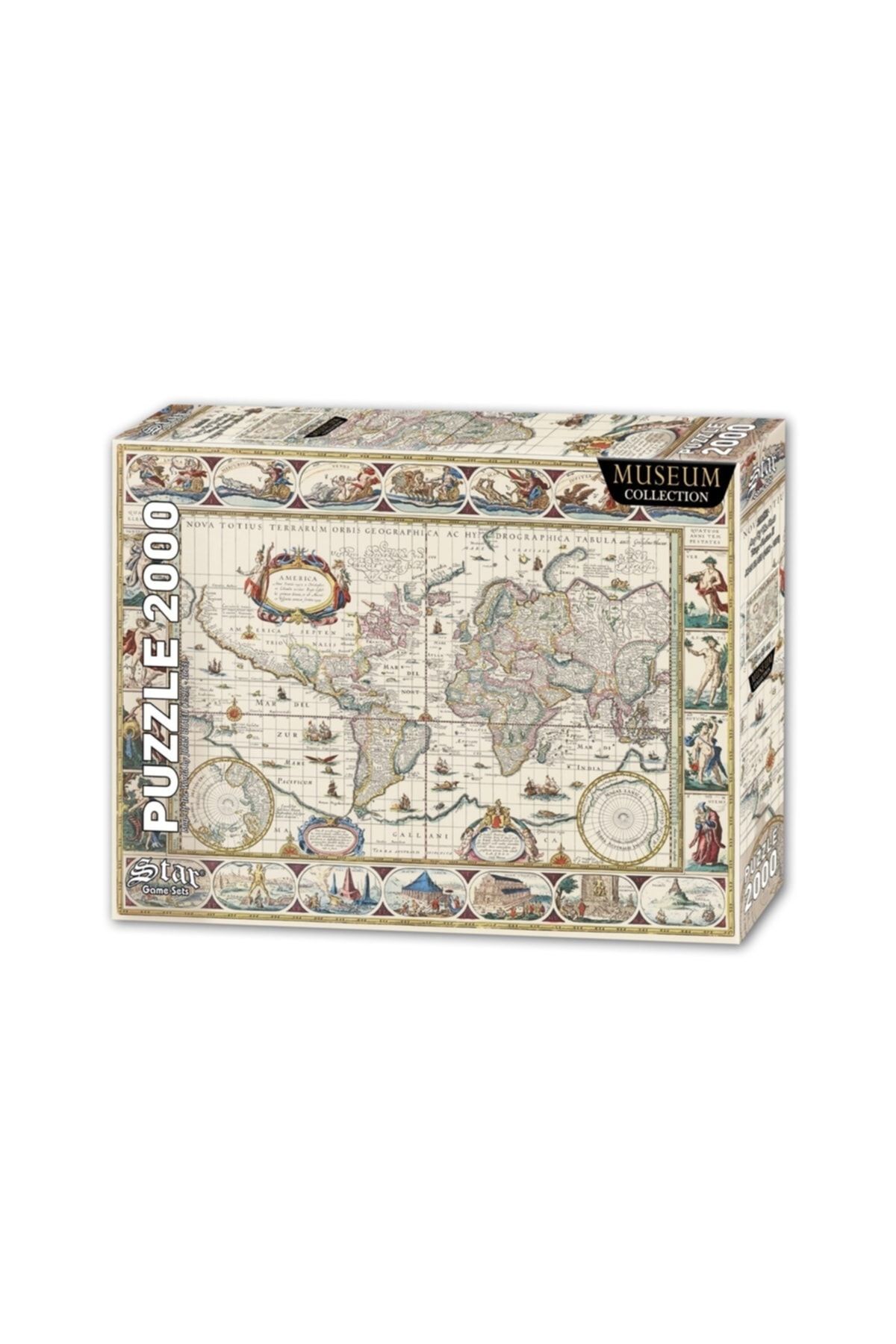 Star Oyun 2000'lik Puzzle Dünya Haritası 2