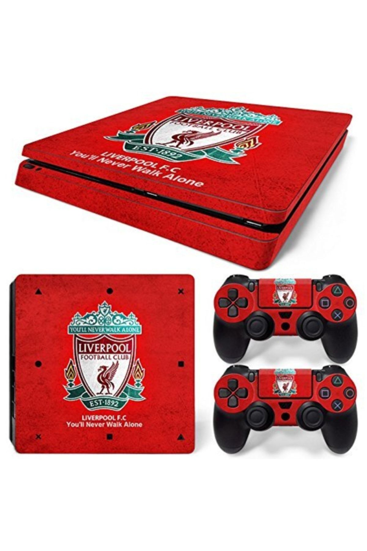 Genel Markalar Liverpool Playstation 4 Uyumlu Slim Kasa Sticker Kaplama
