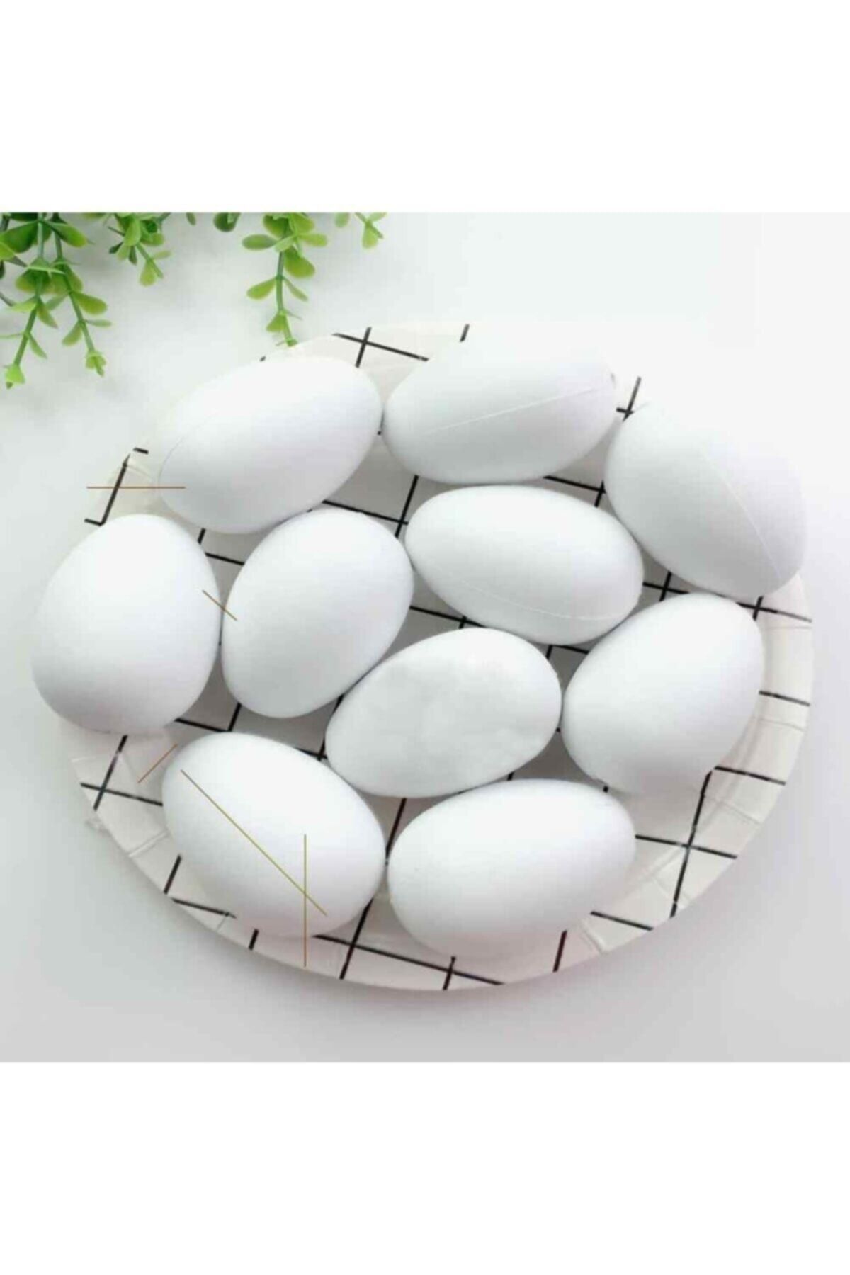 A.C.E.K PLASTİK Yapay Kus Yumurtasi 10 Adet Faaliyet Yumurtası