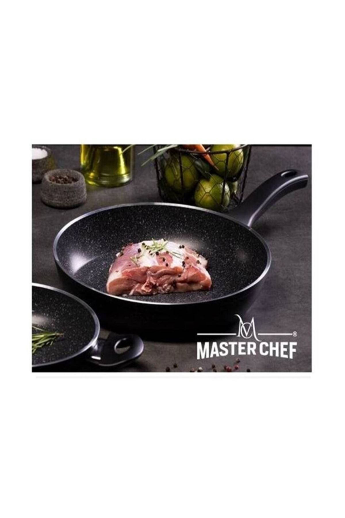 Master Chef Granit 28 Cm Wok Tava Soft Touch Kulp